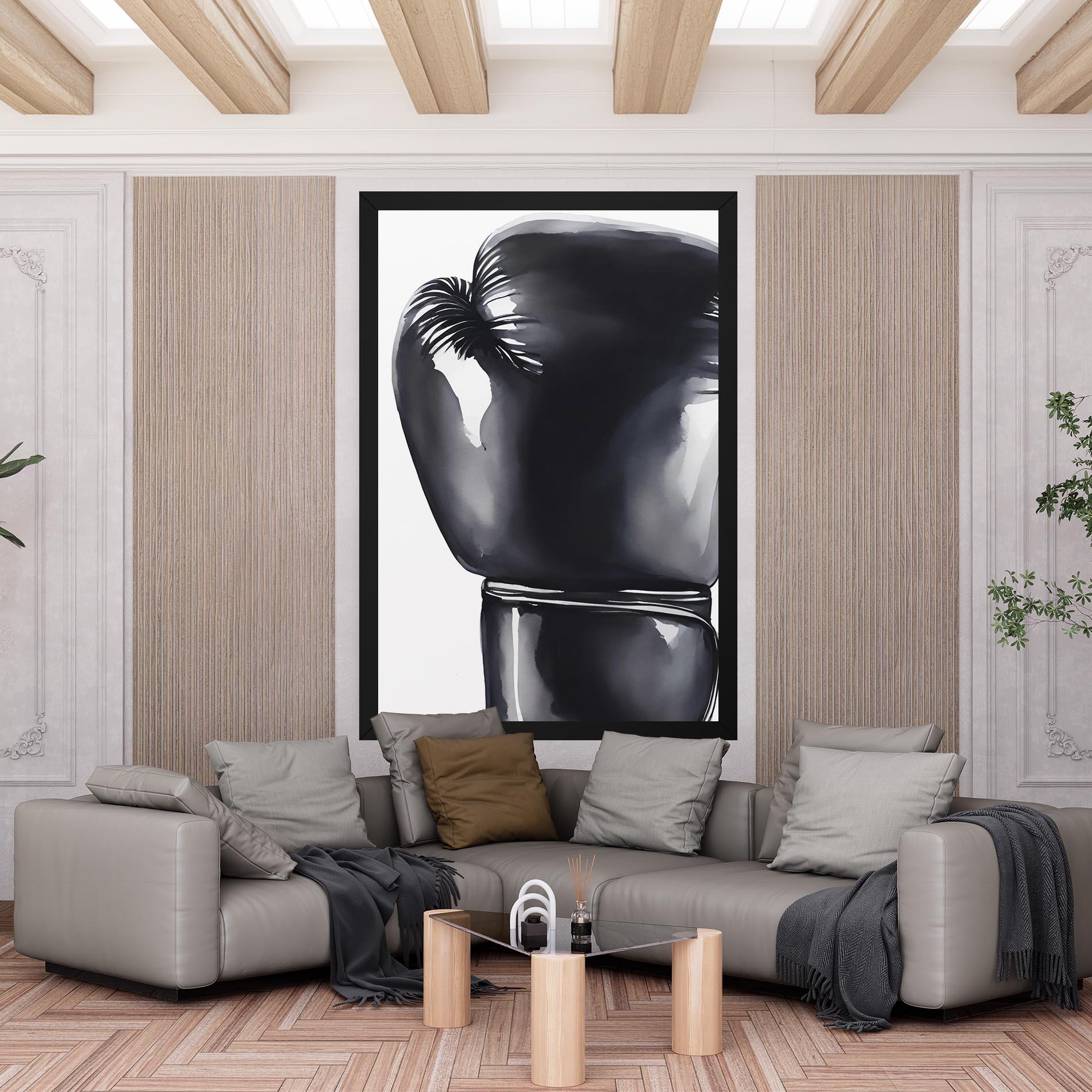 Vászonkép Black Box Glove mockup 6