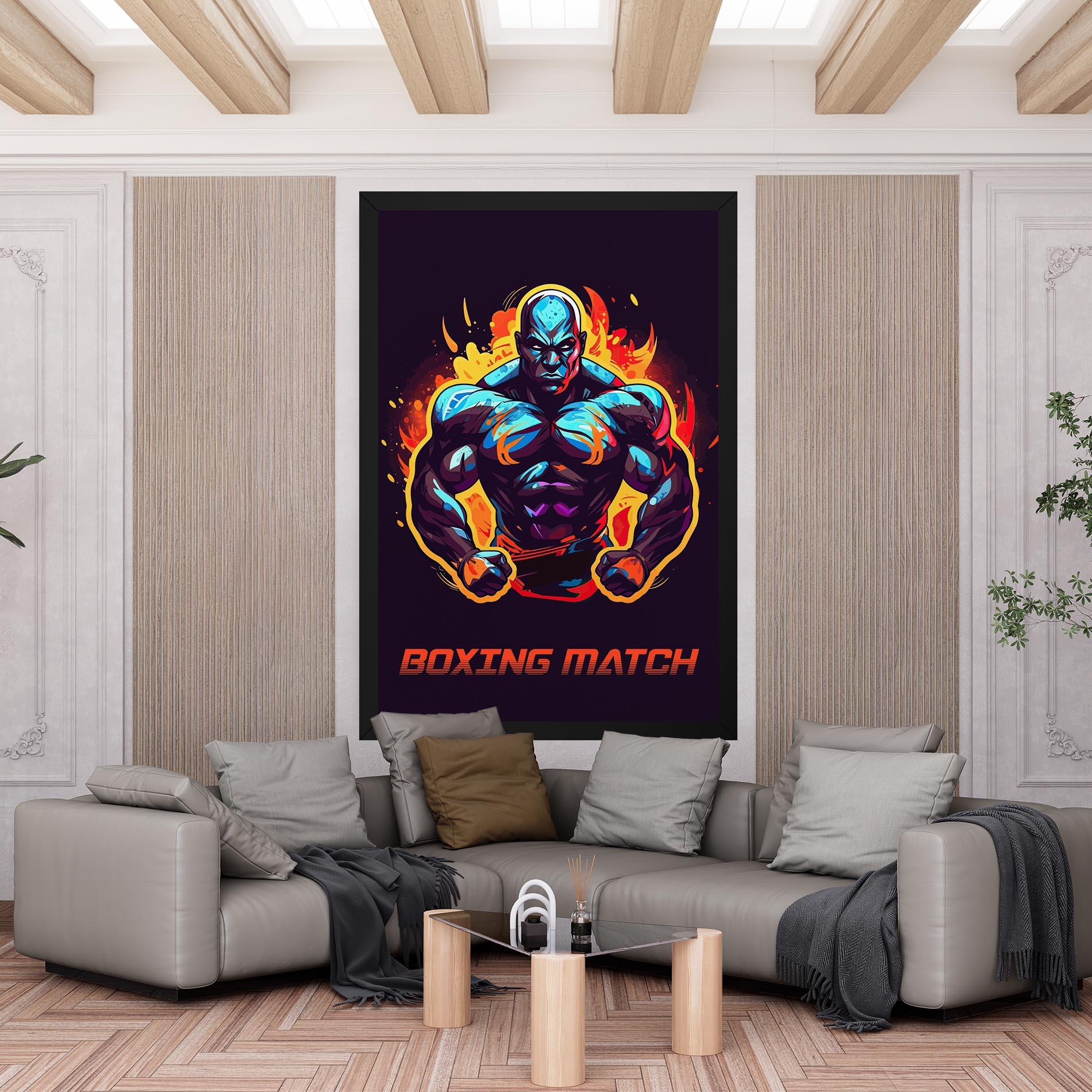 Vászonkép Boxing Strong Match mockup 6