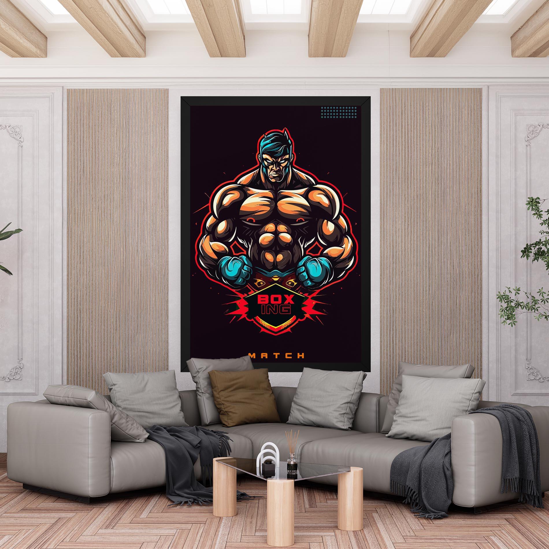 Vászonkép Light Blue Gloves mockup 6