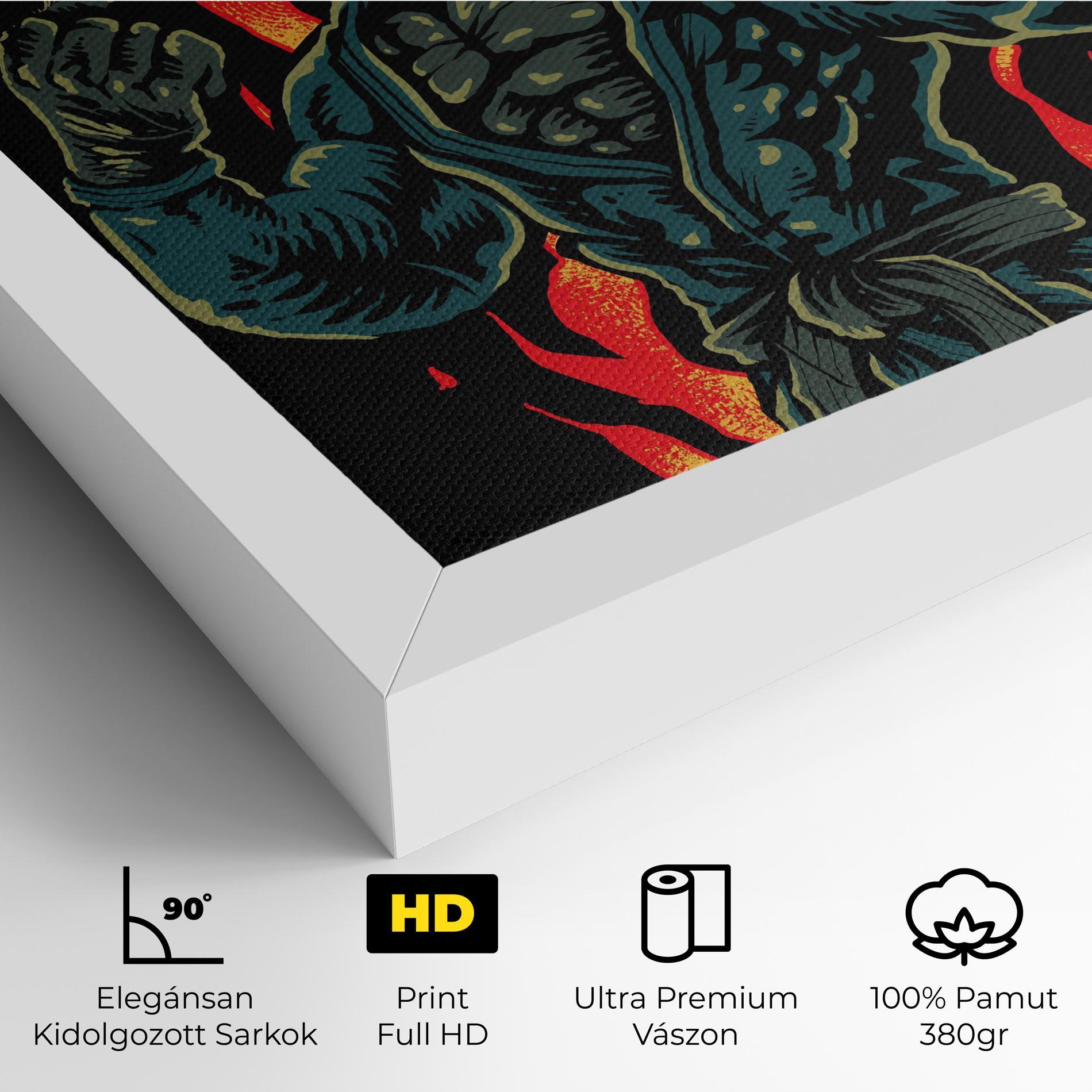 Vászonkép Gorilla Box Fighter mockup 4