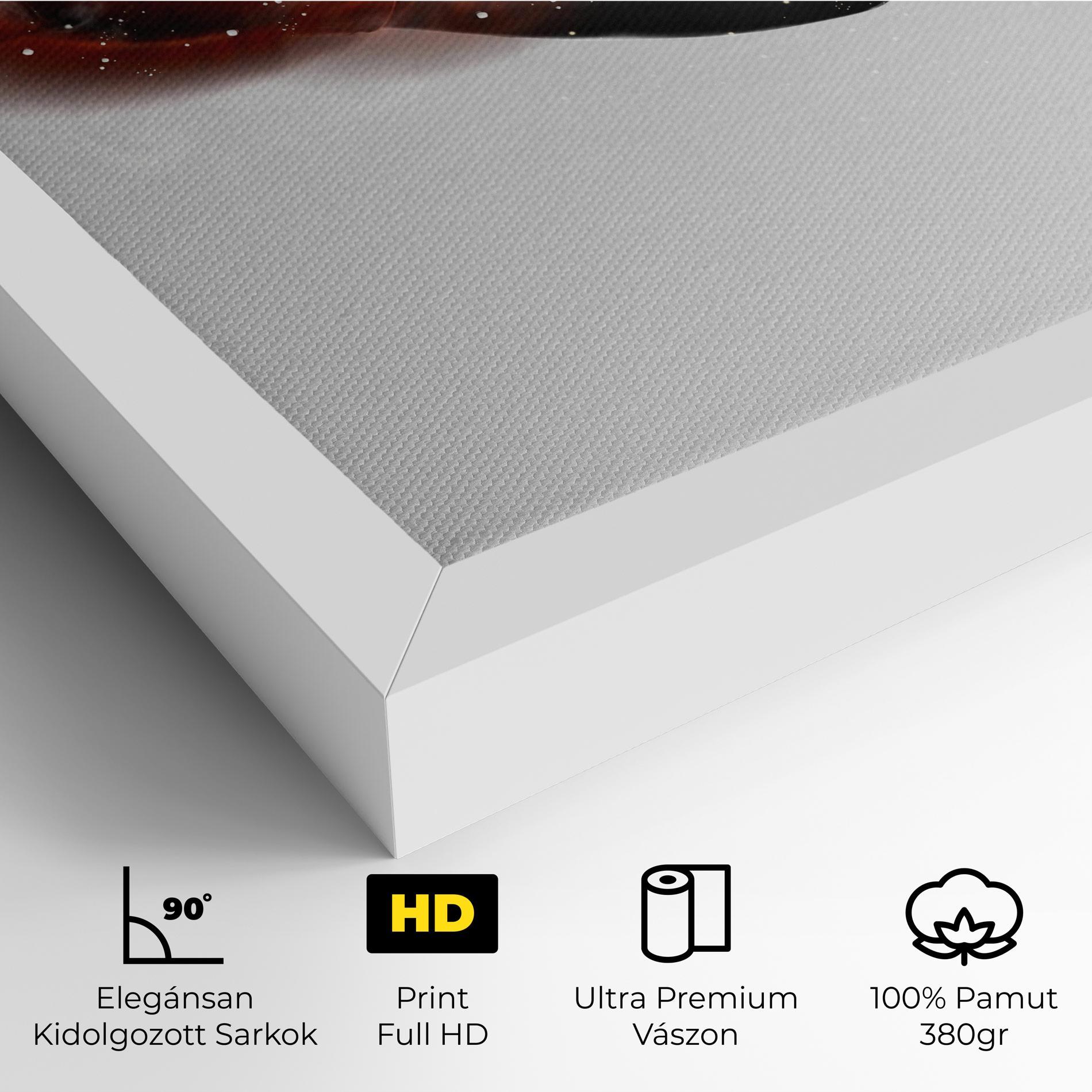 Vászonkép Red Smoke Box mockup 4