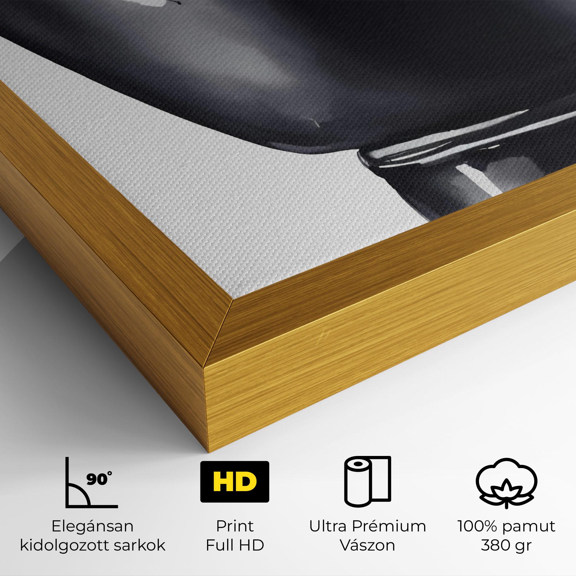 Vászonkép Black Box Glove mockup 4