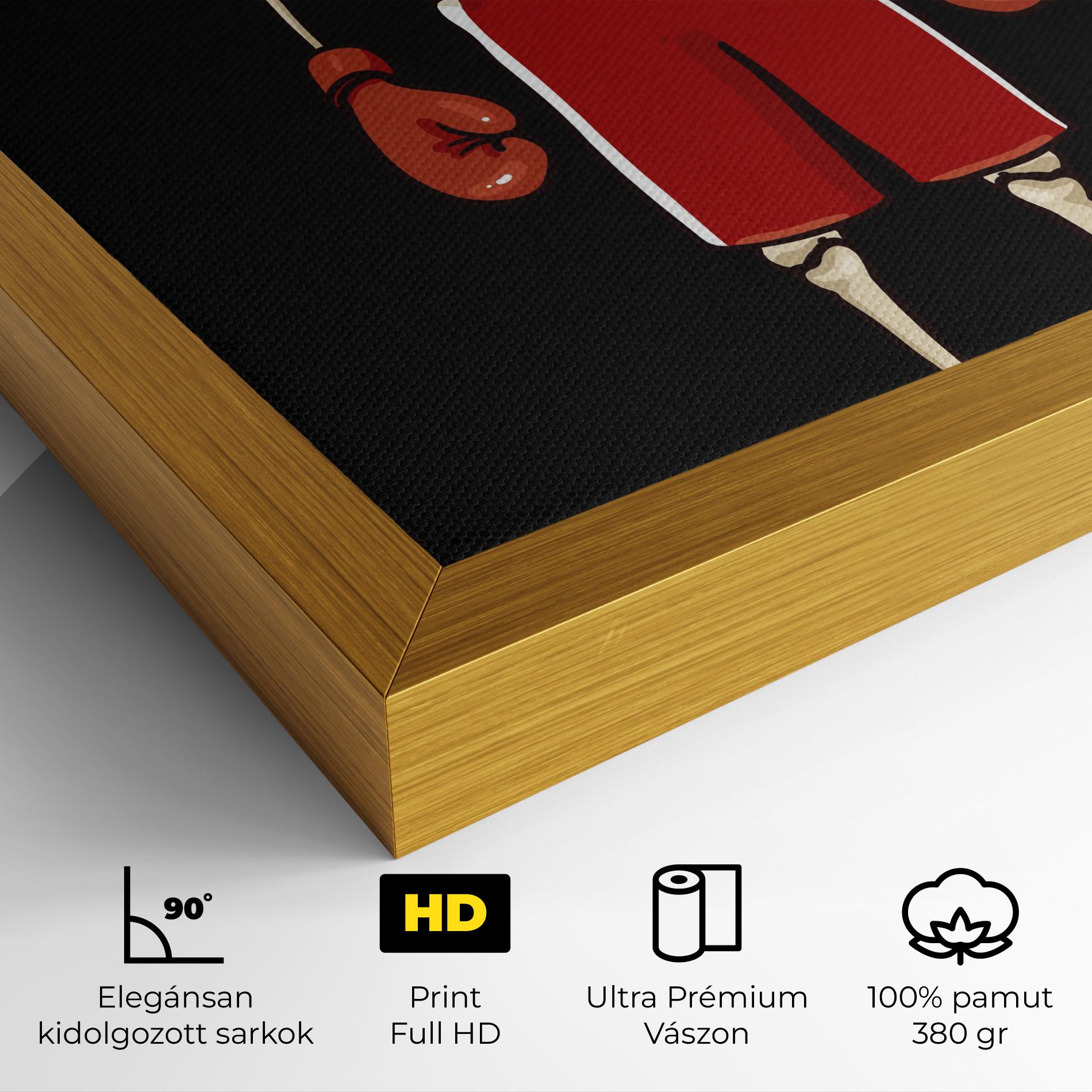 Vászonkép Bones Box mockup 4