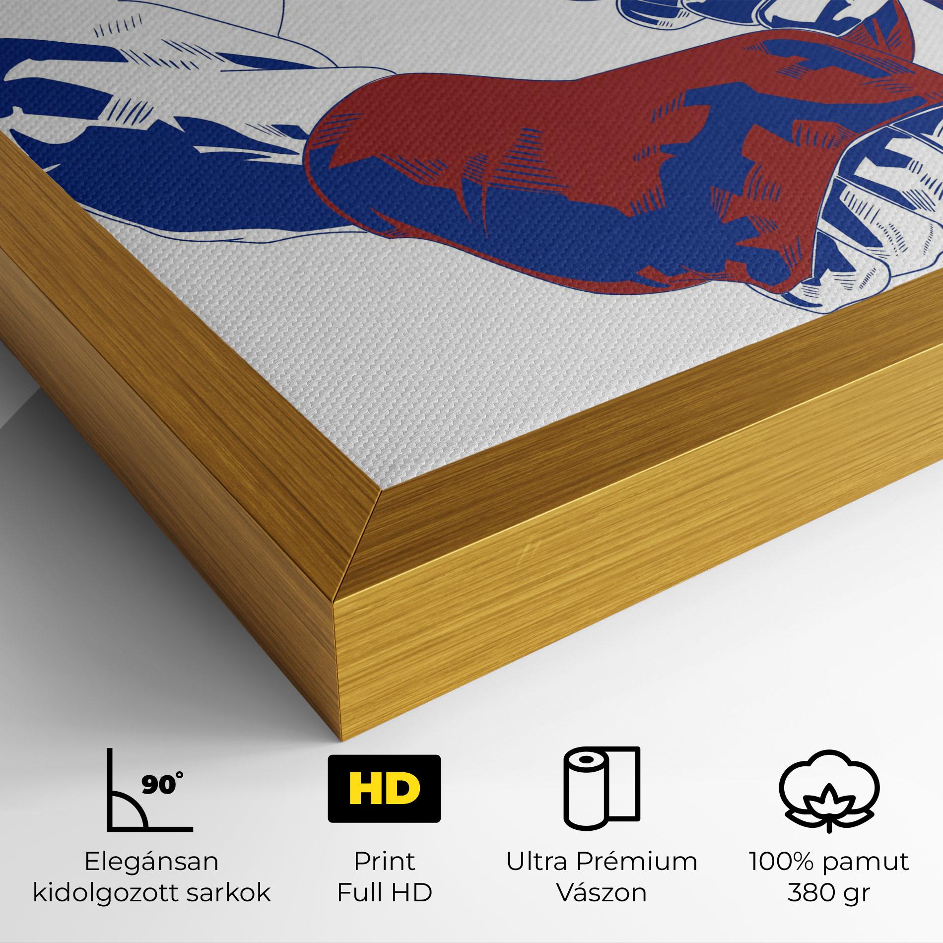 Vászonkép Box Preparing mockup 4