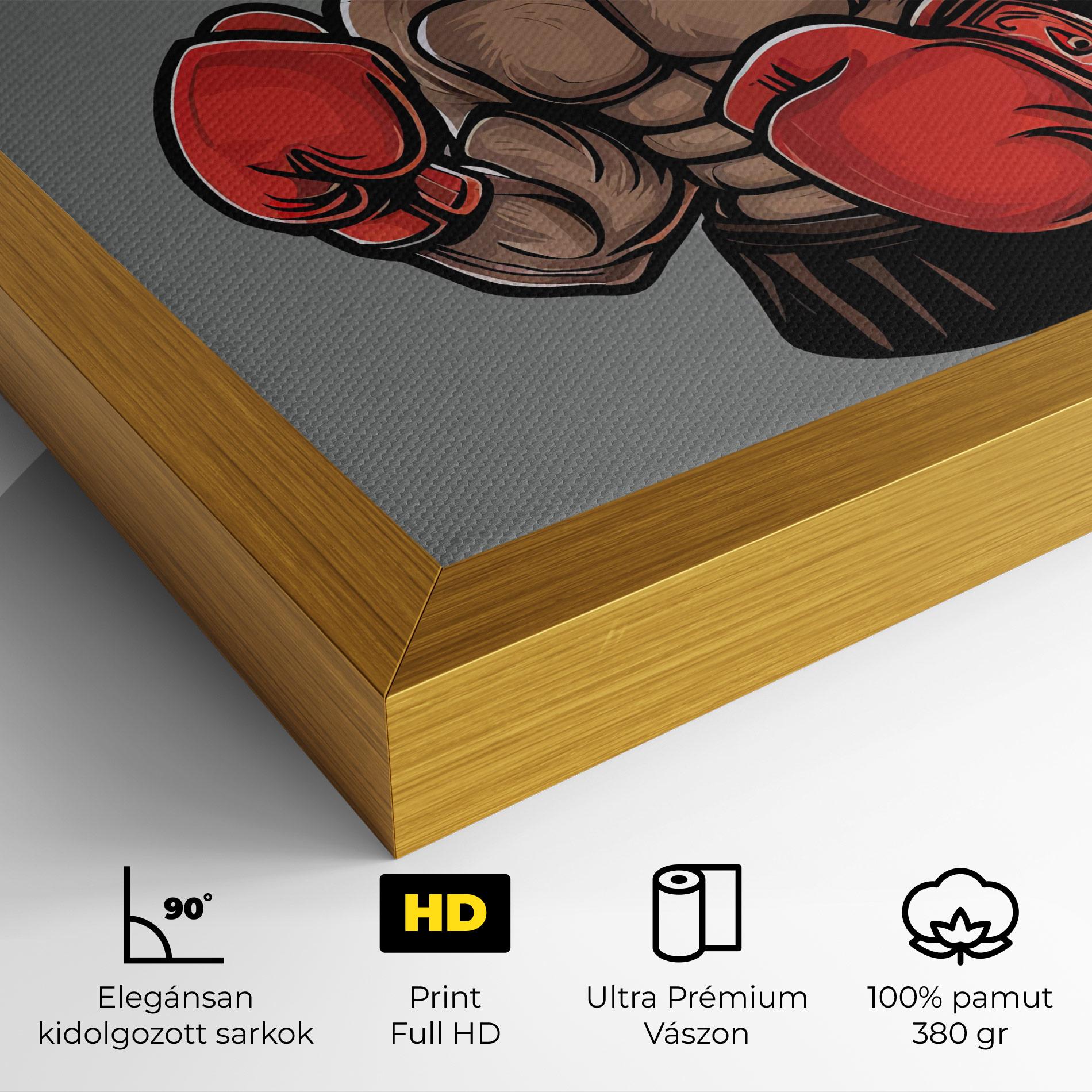 Vászonkép Boxer Dog mockup 4