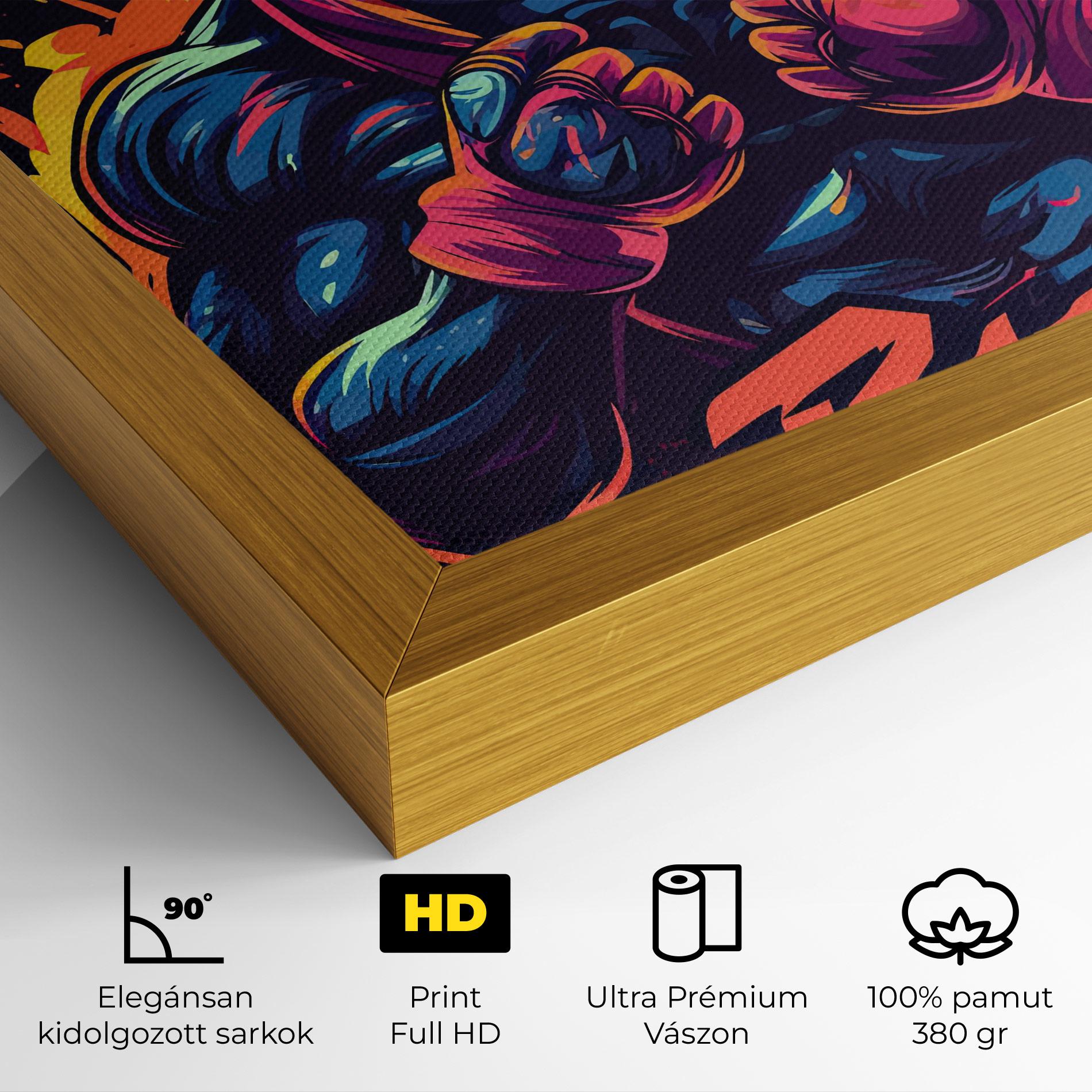 Vászonkép Boxing Blok mockup 4