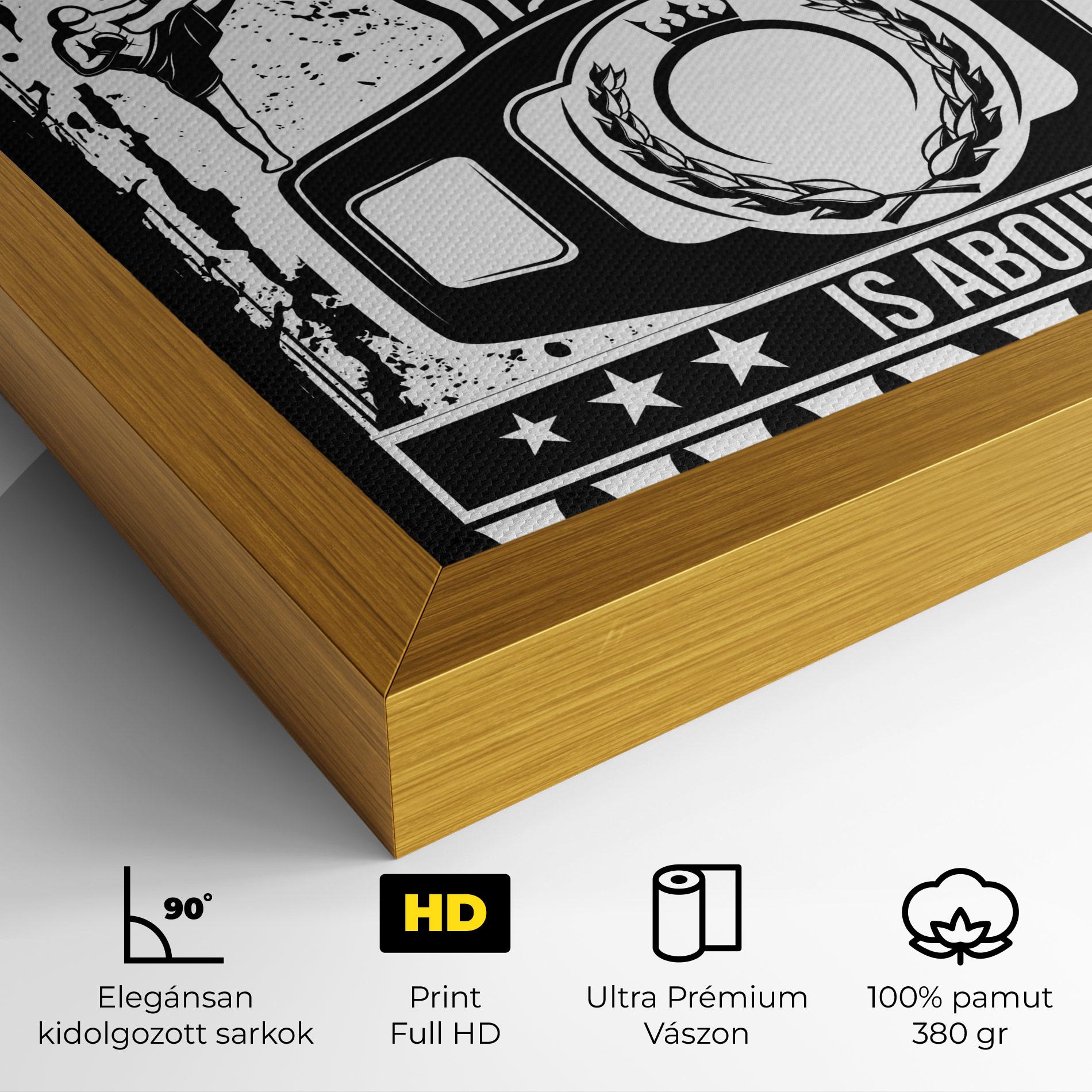 Vászonkép Boxing Hunger mockup 4