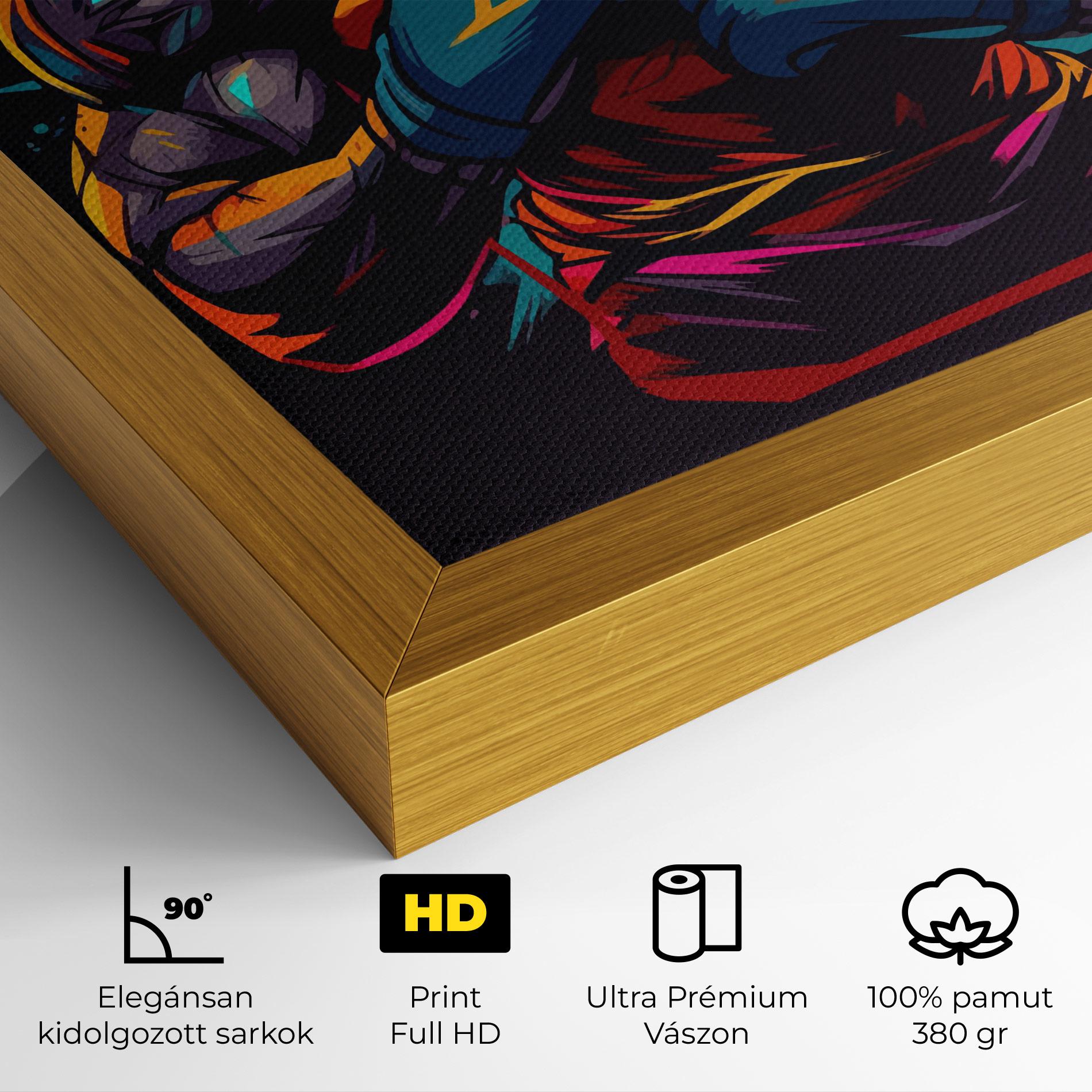 Vászonkép Boxing Strong mockup 4