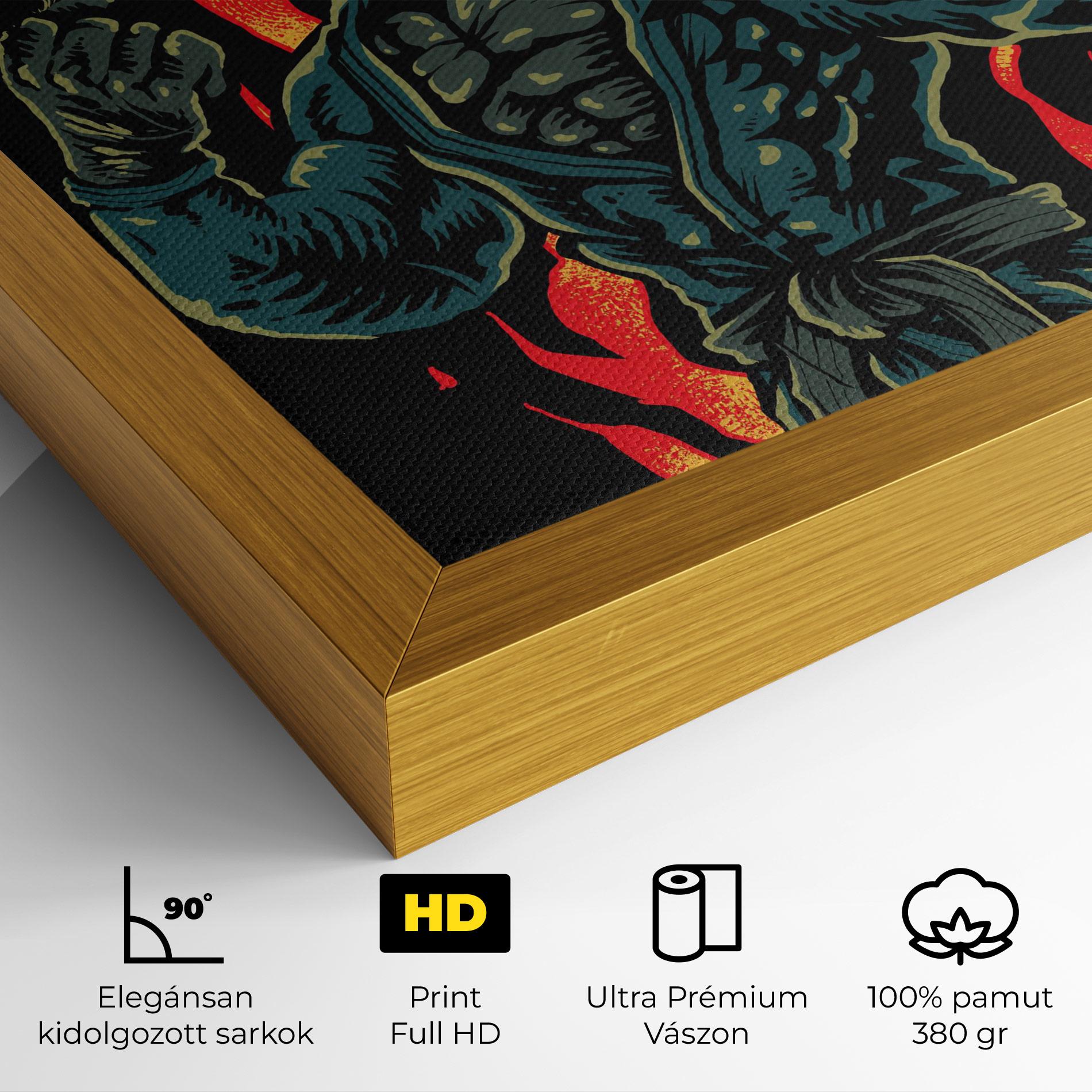 Vászonkép Gorilla Box Fighter mockup 4