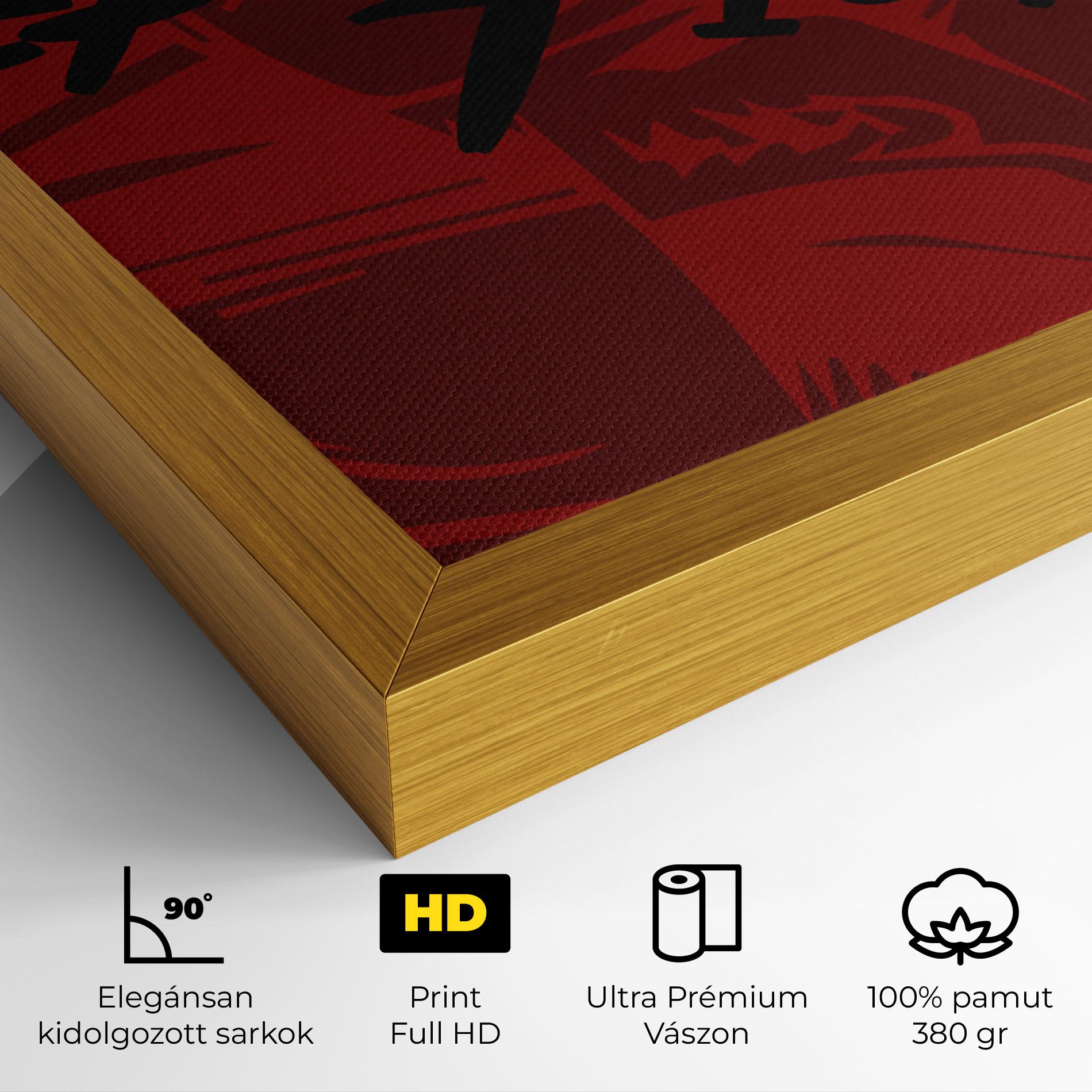 Vászonkép Keep Fighting mockup 4