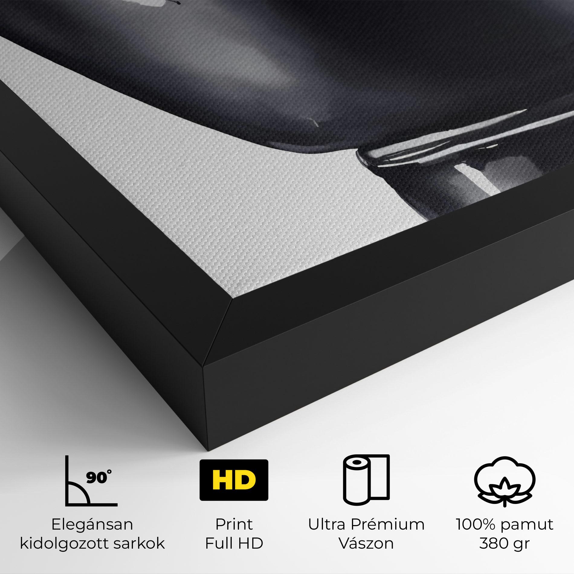 Vászonkép Black Box Glove mockup 4