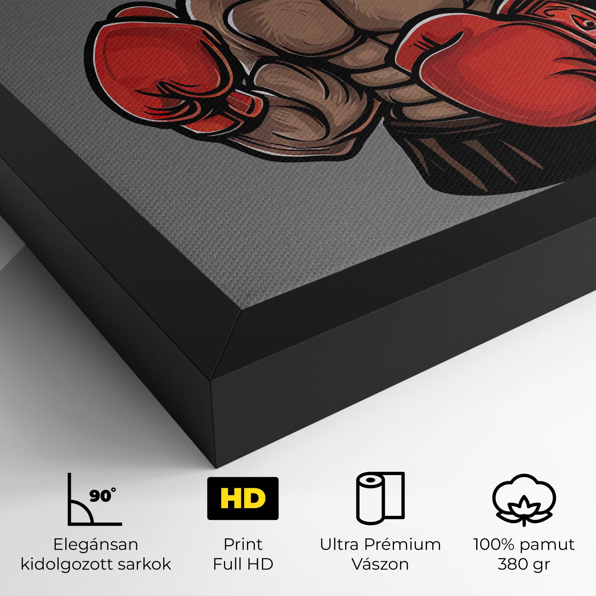 Vászonkép Boxer Dog mockup 4