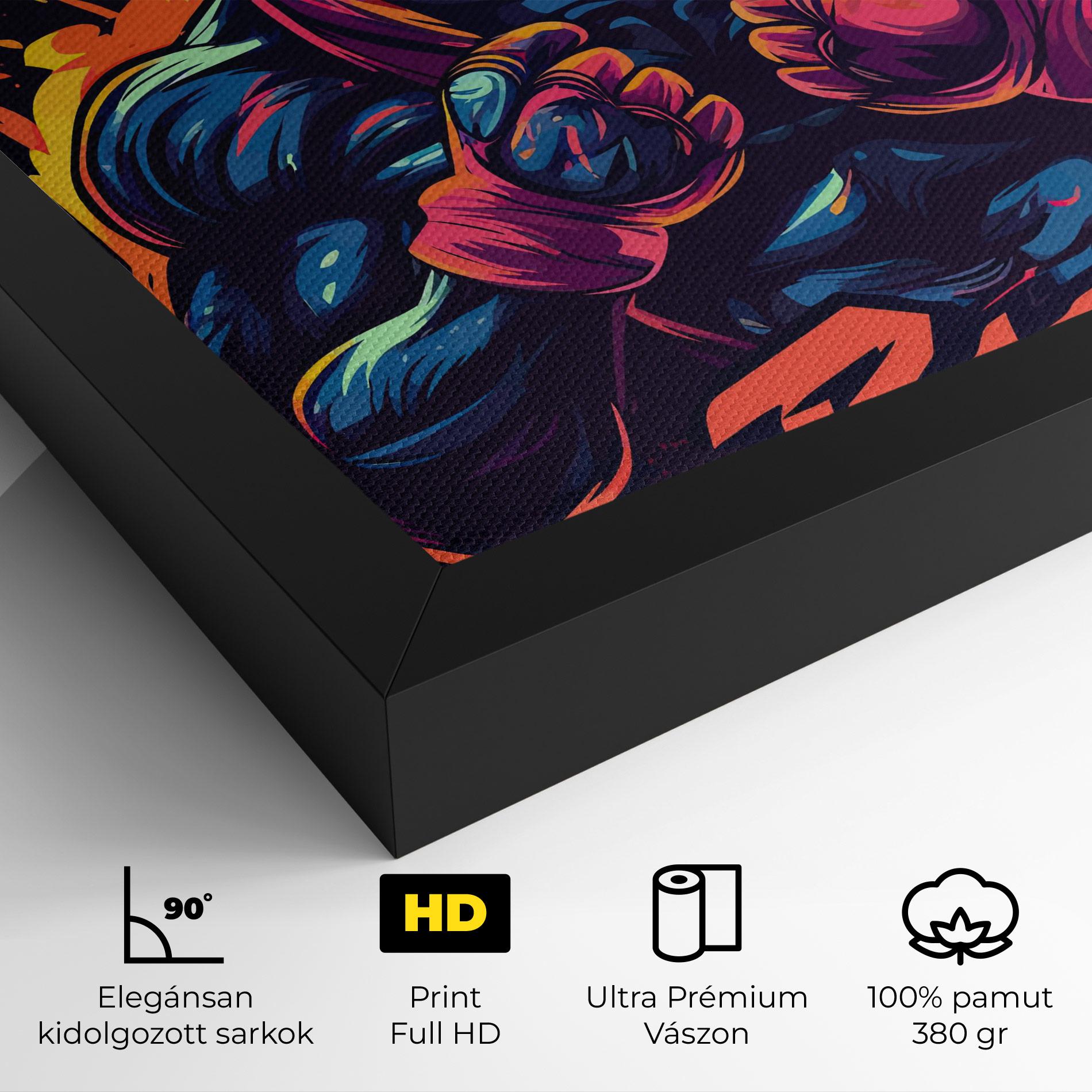 Vászonkép Boxing Blok mockup 4