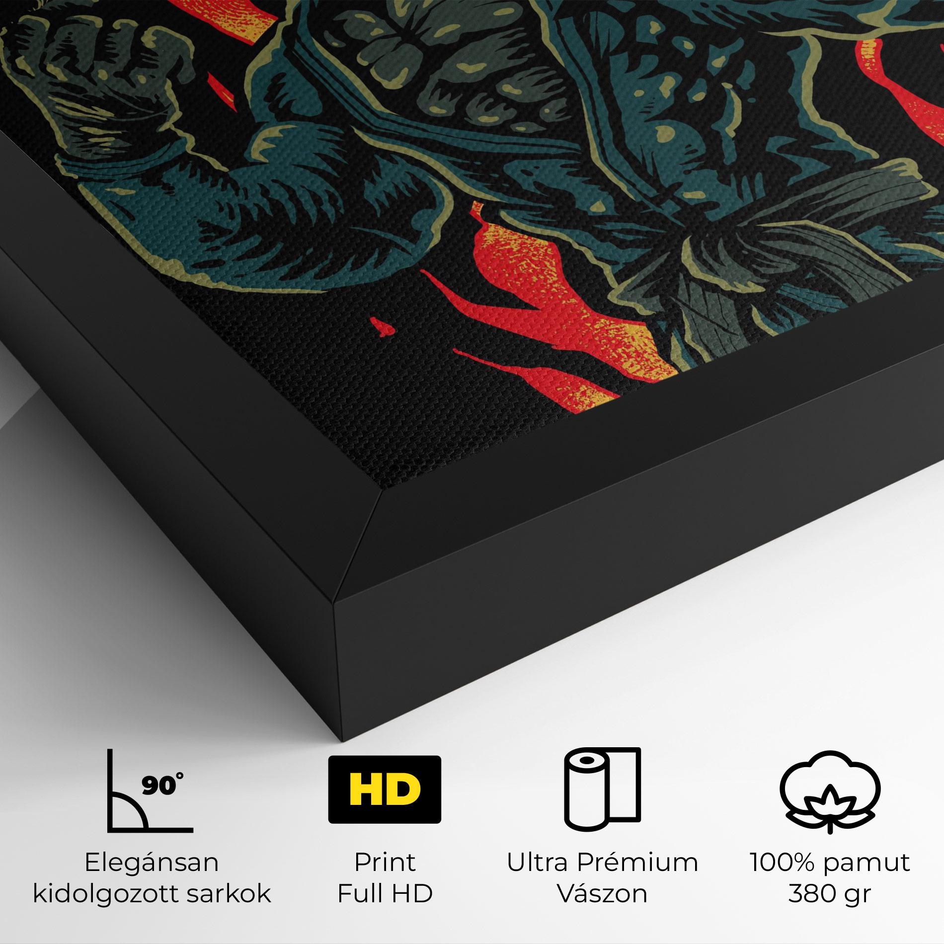 Vászonkép Gorilla Box Fighter mockup 4