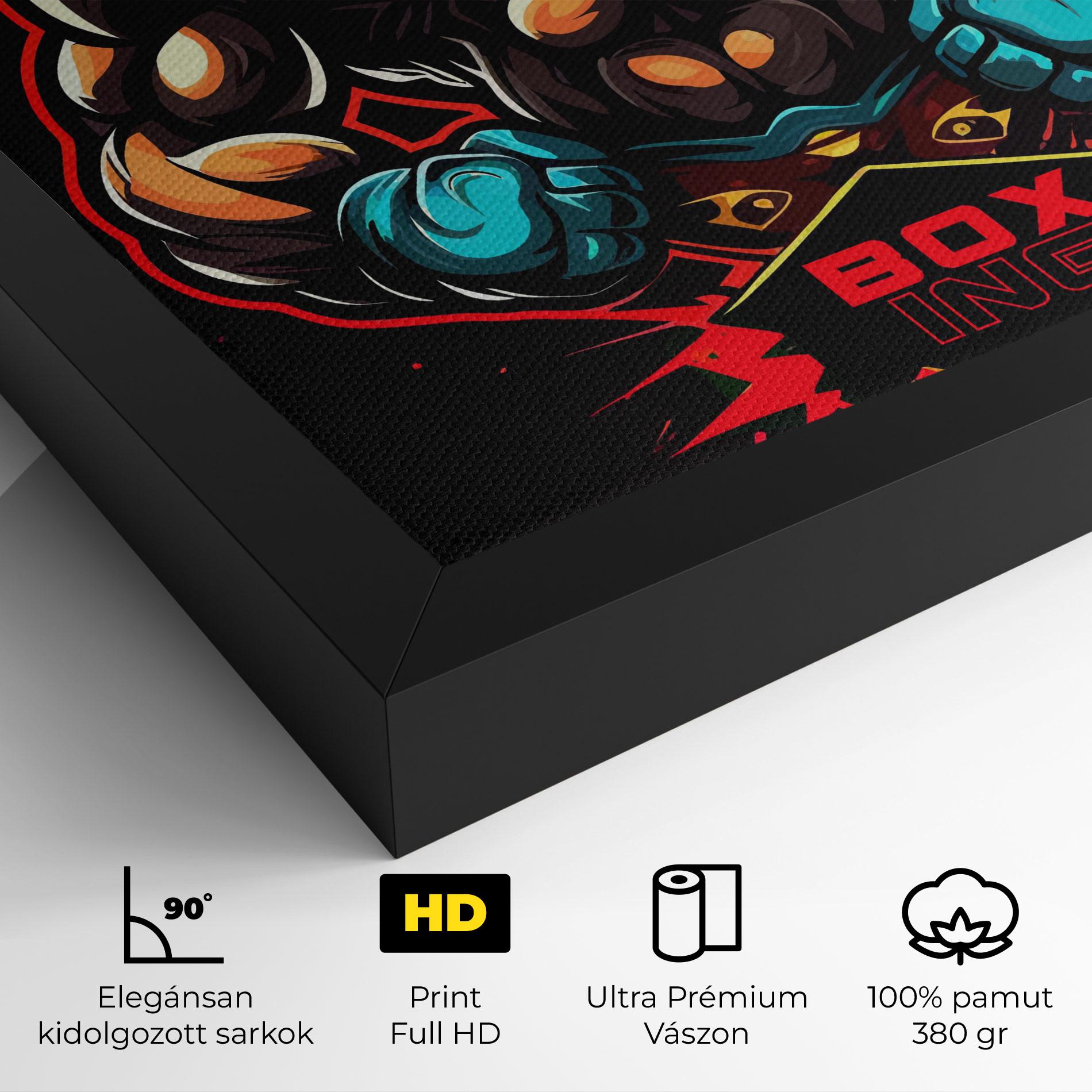 Vászonkép Light Blue Gloves mockup 4