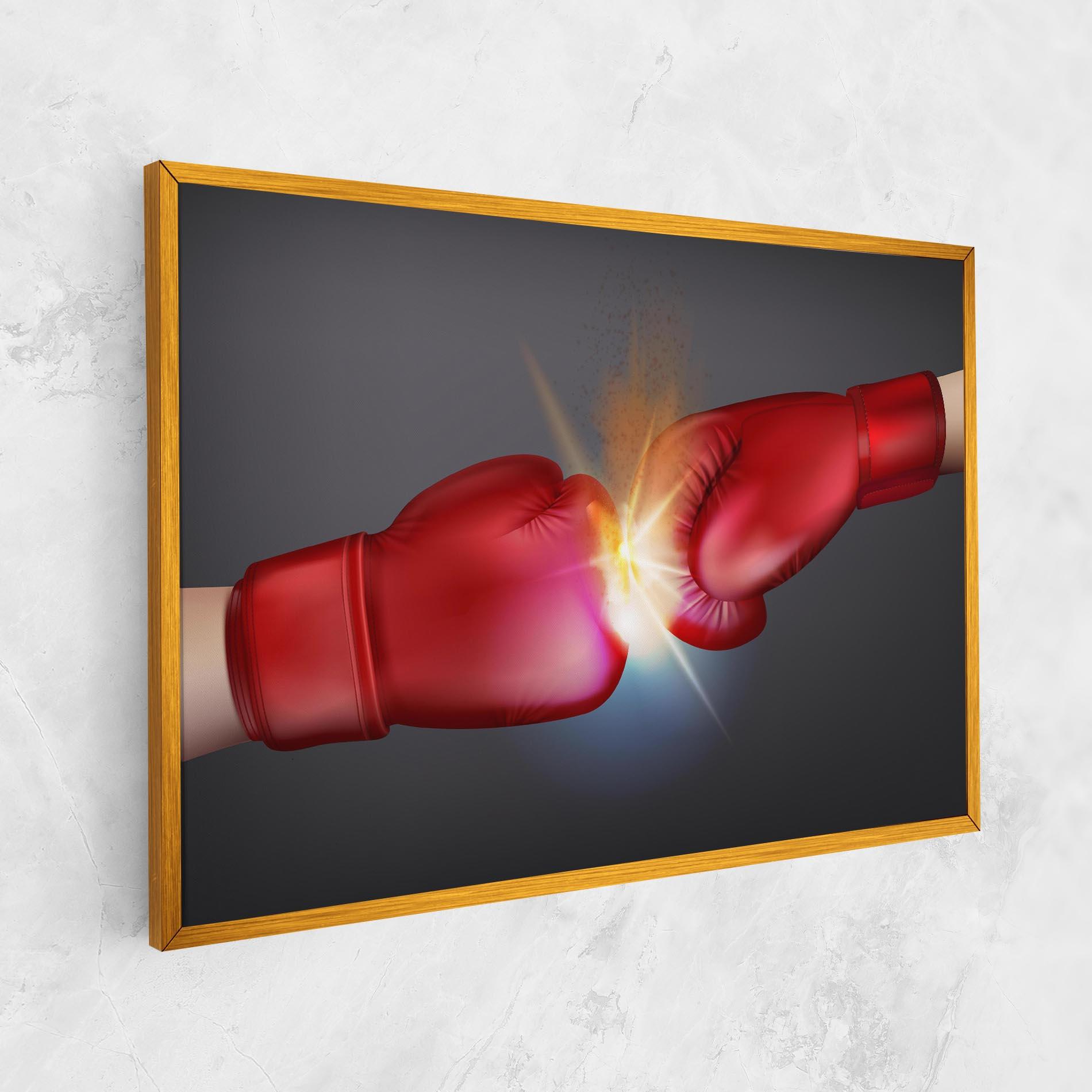 Vászonkép Box Explosion mockup 1