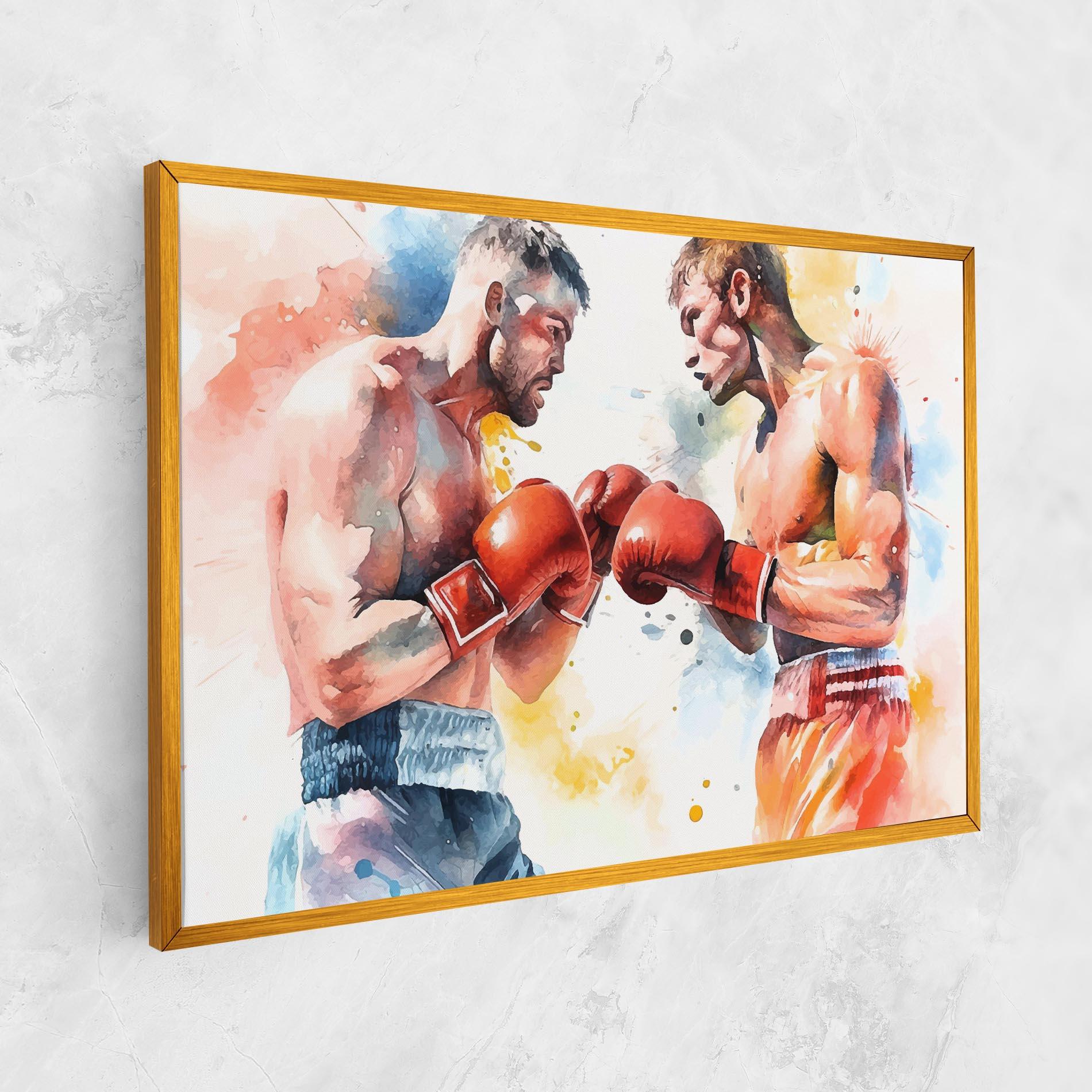 Vászonkép Boxing Match Art mockup 1