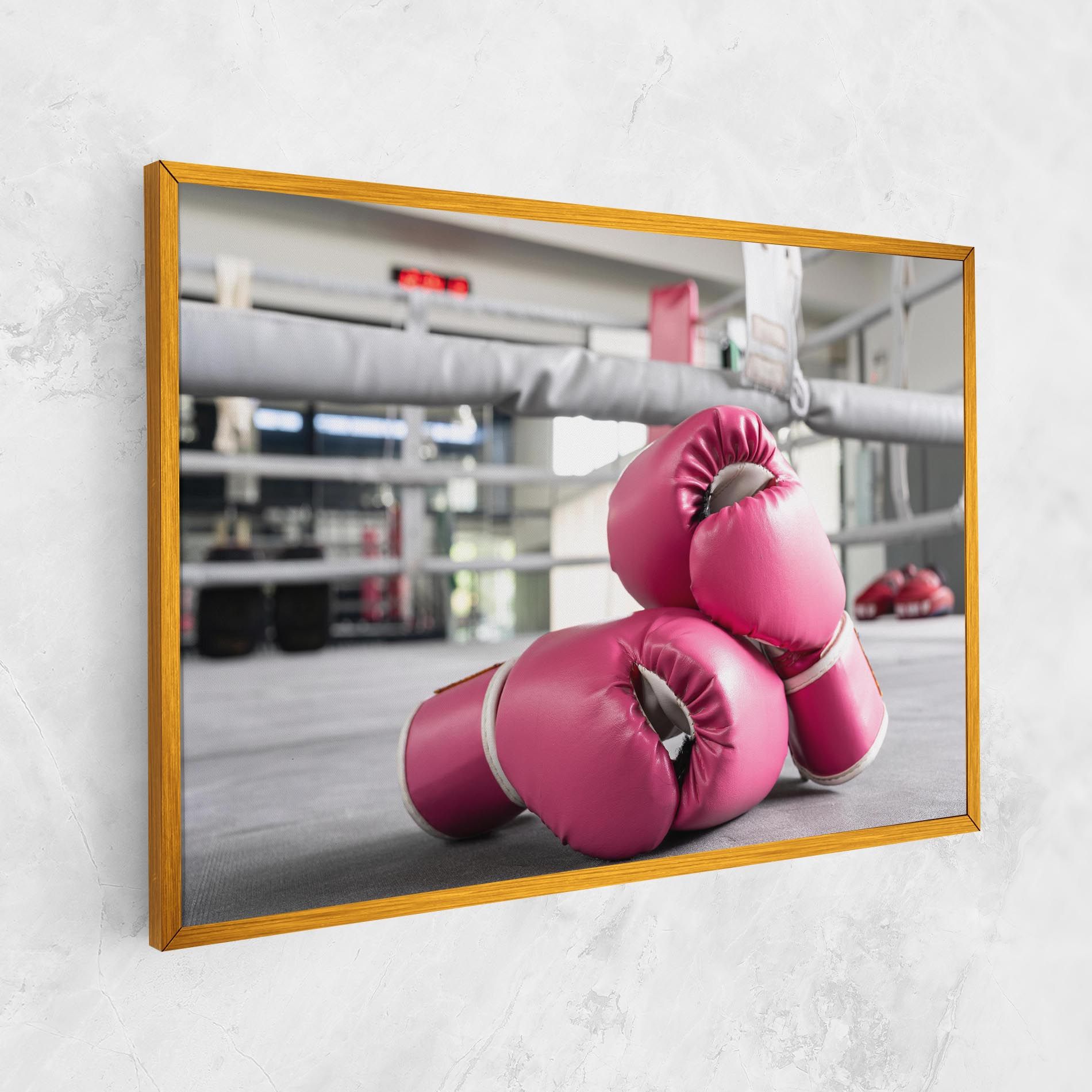 Pink Boxing Gloves mockup 1