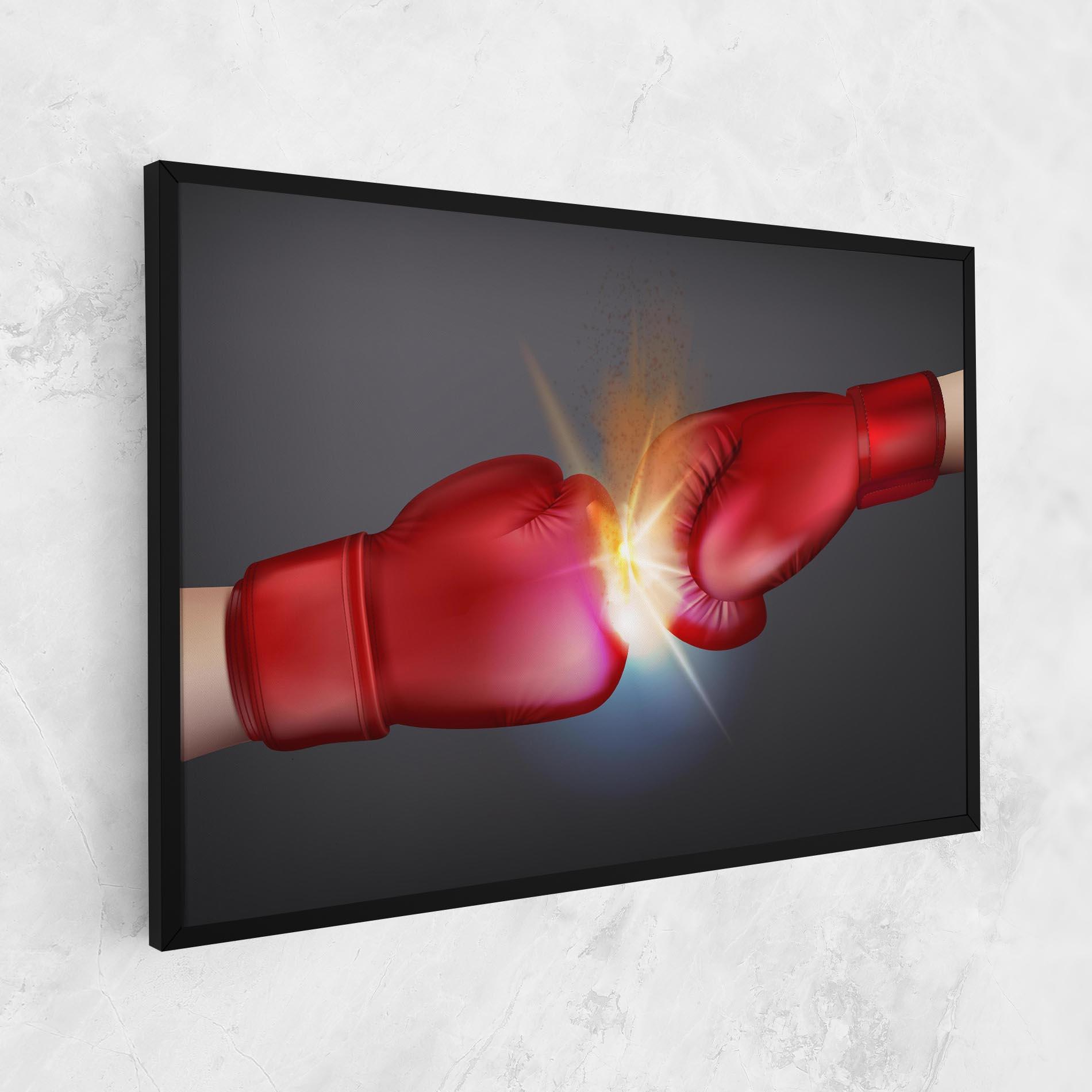 Vászonkép Box Explosion mockup 1