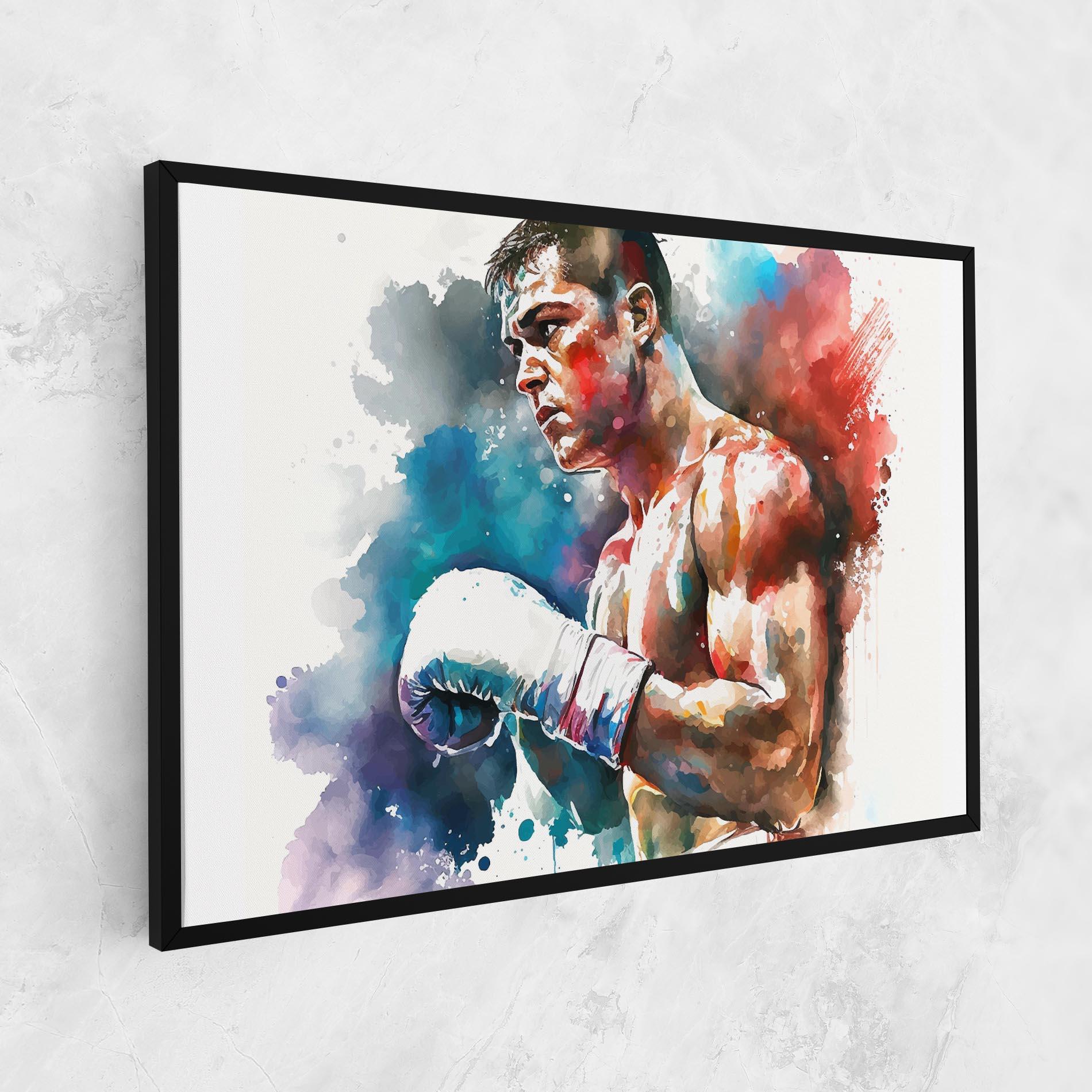 Vászonkép Boxing Red Blue mockup 1