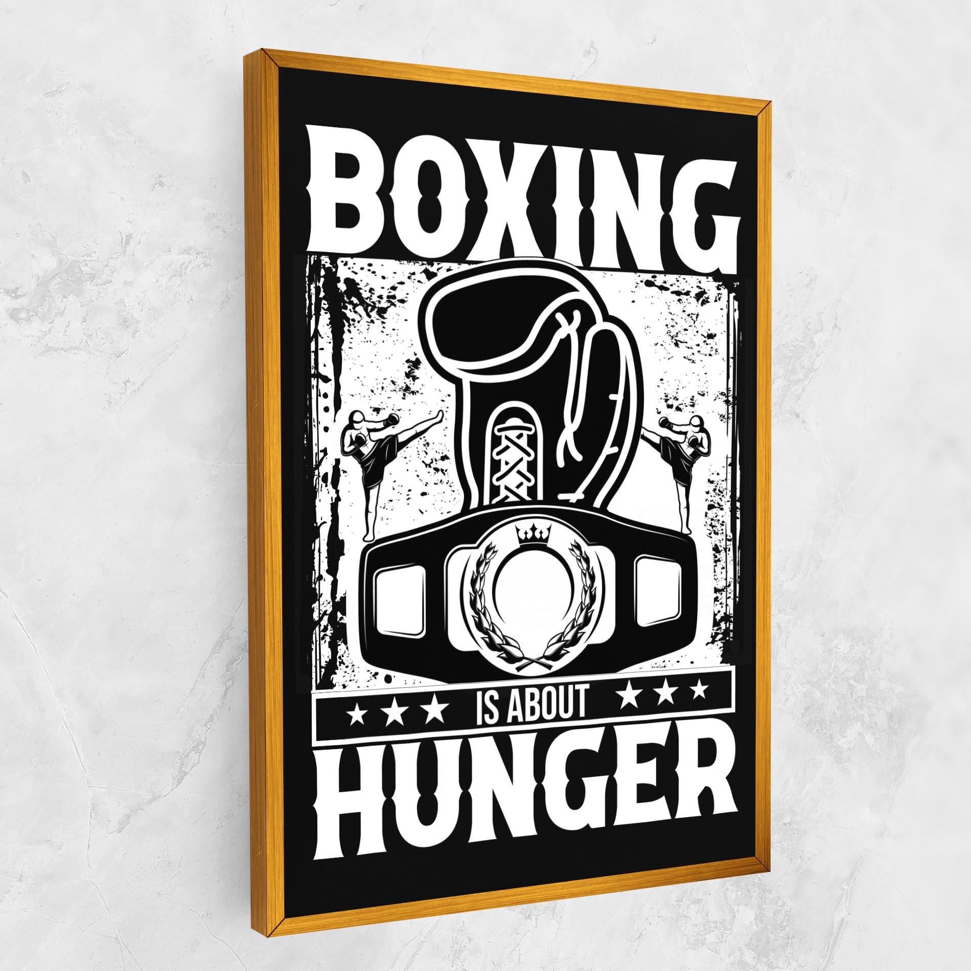 Vászonkép Boxing Hunger mockup 1