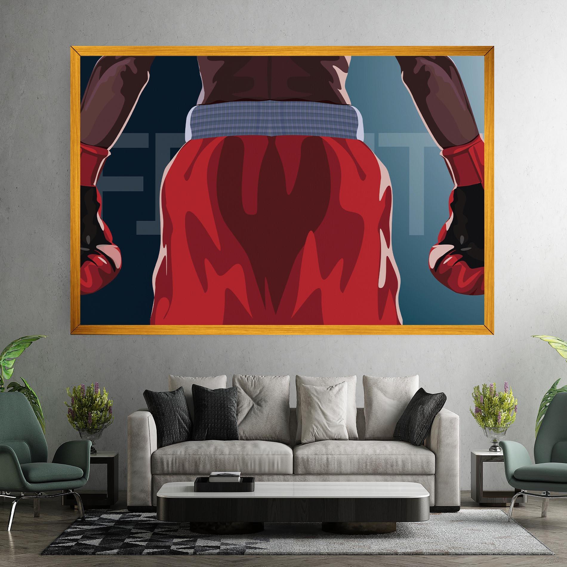 Vászonkép Fight Box mockup 7