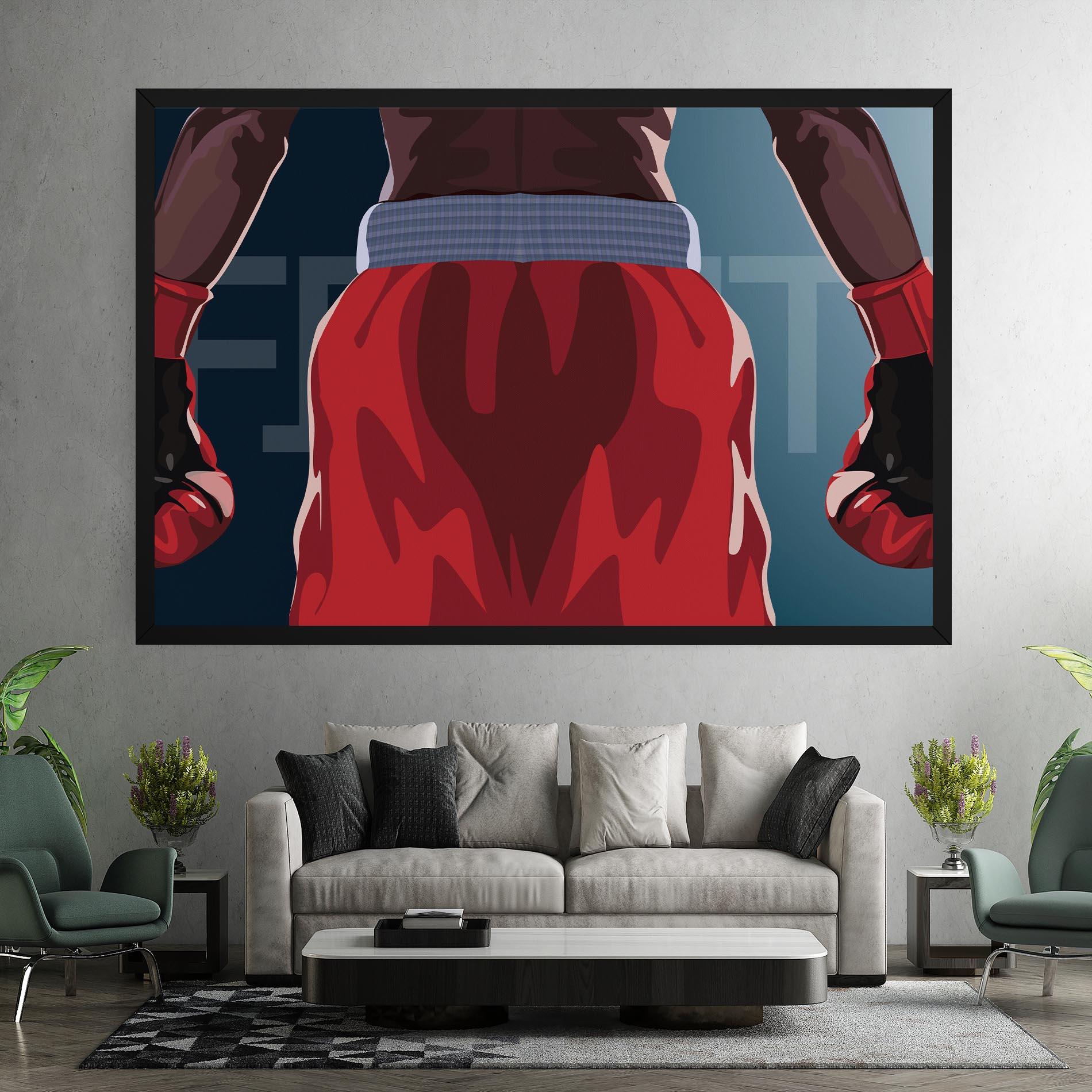 Vászonkép Fight Box mockup 7