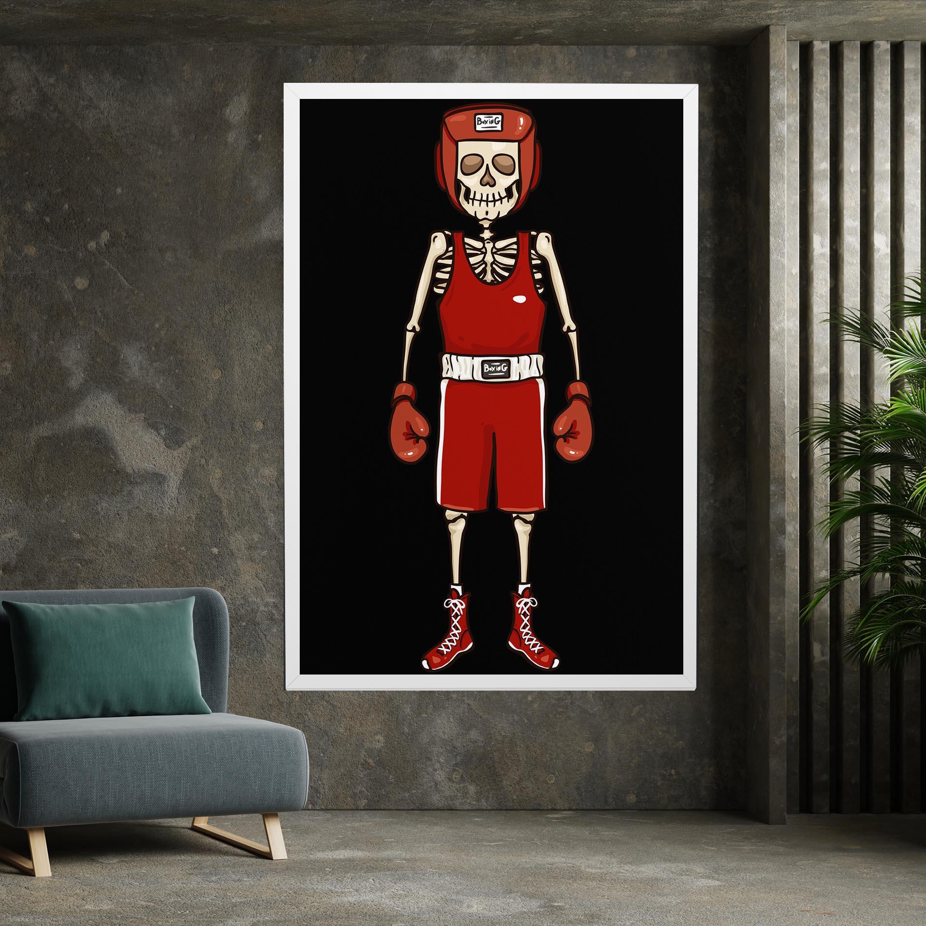 Vászonkép Bones Box mockup 7