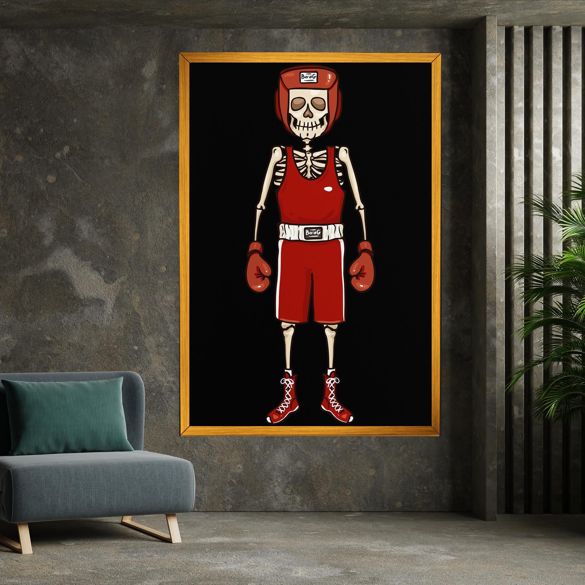 Vászonkép Bones Box mockup 7