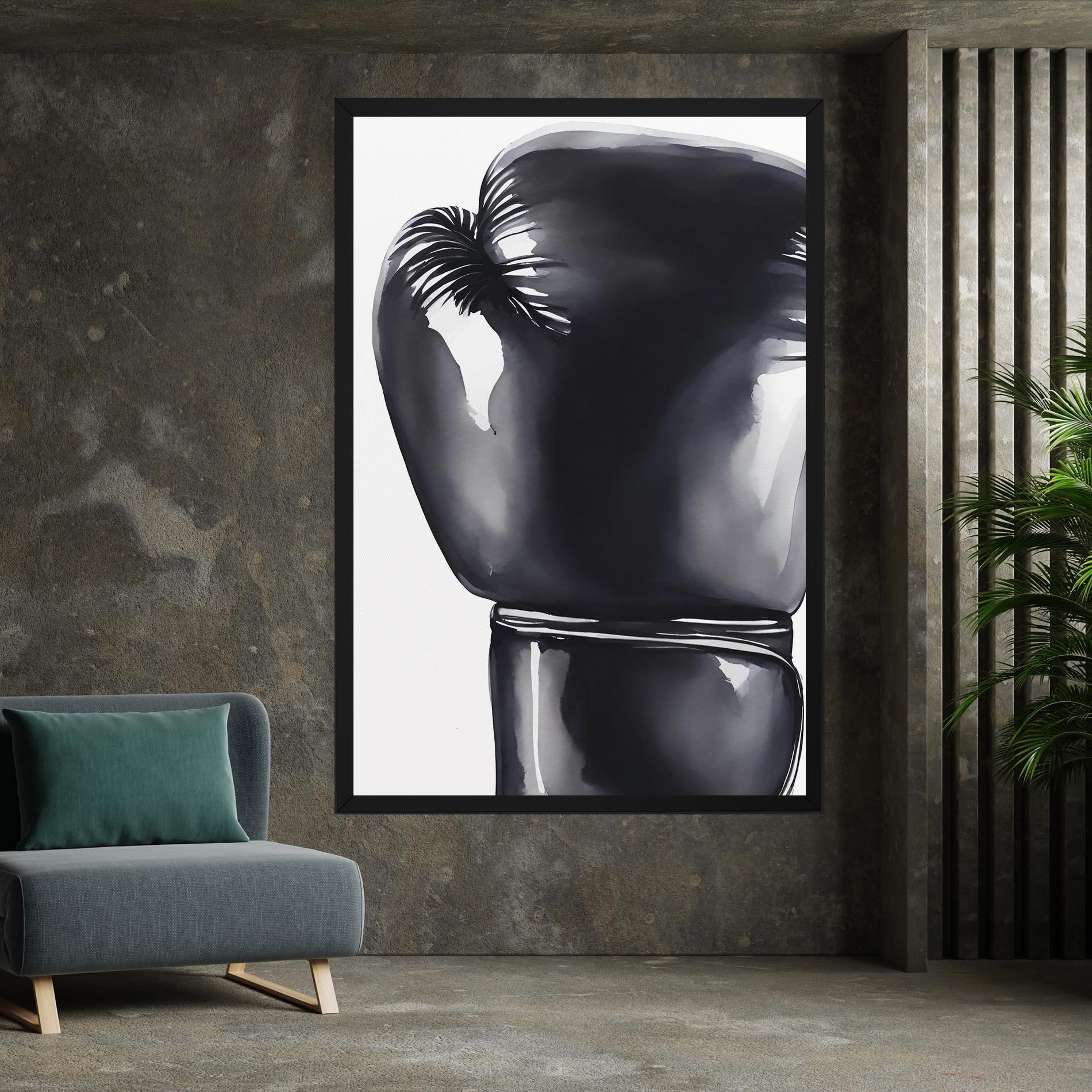 Vászonkép Black Box Glove mockup 7