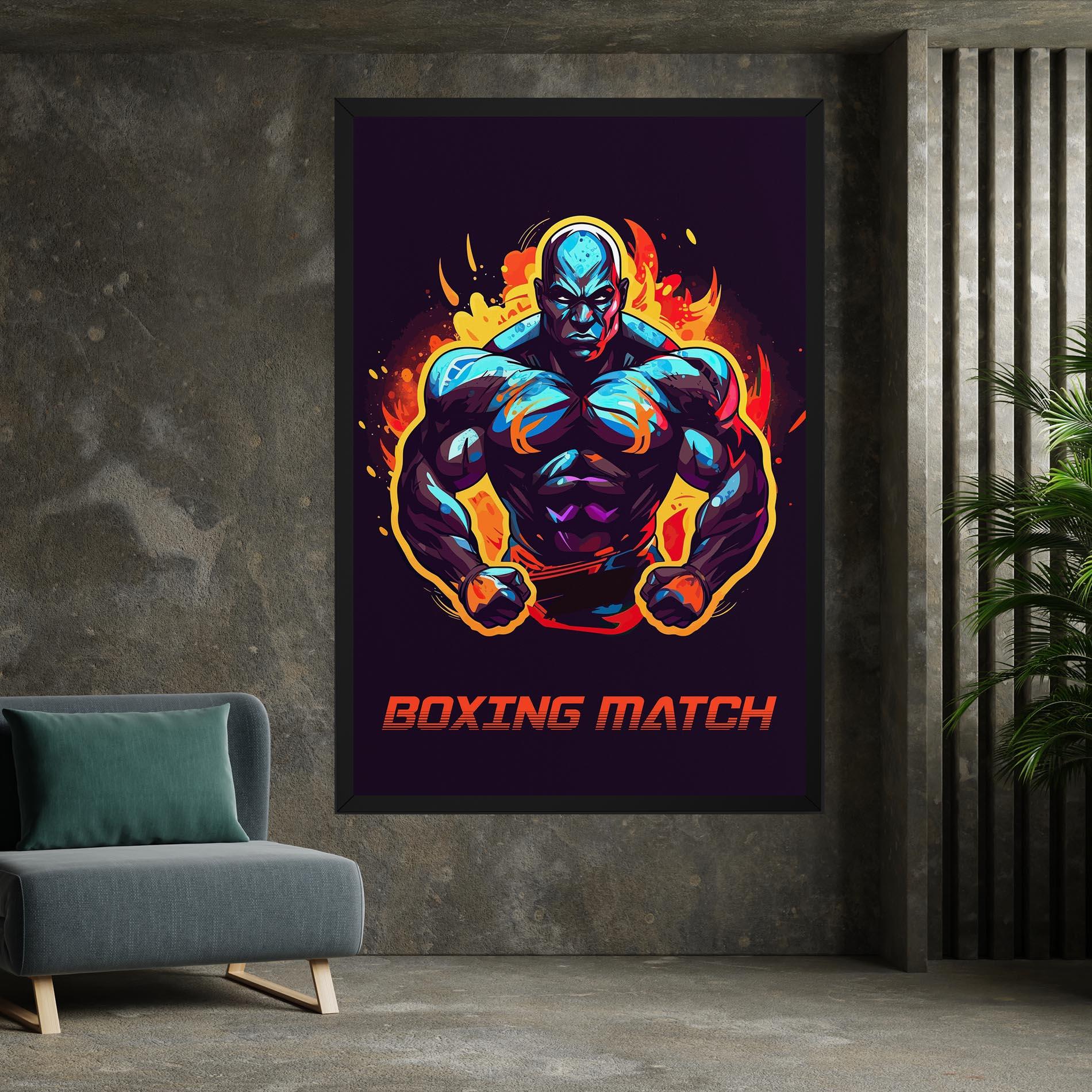 Vászonkép Boxing Strong Match mockup 7