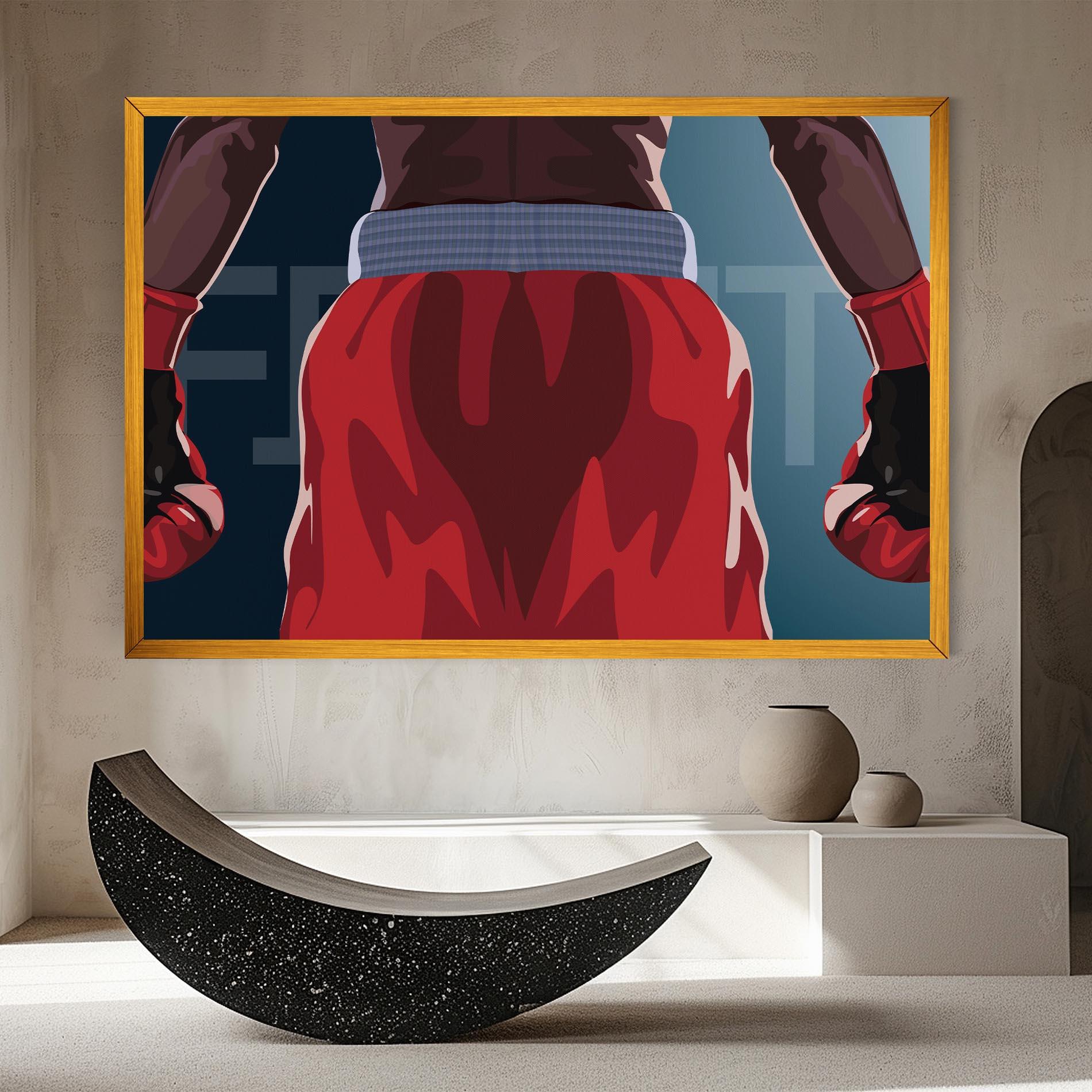 Vászonkép Fight Box mockup 8