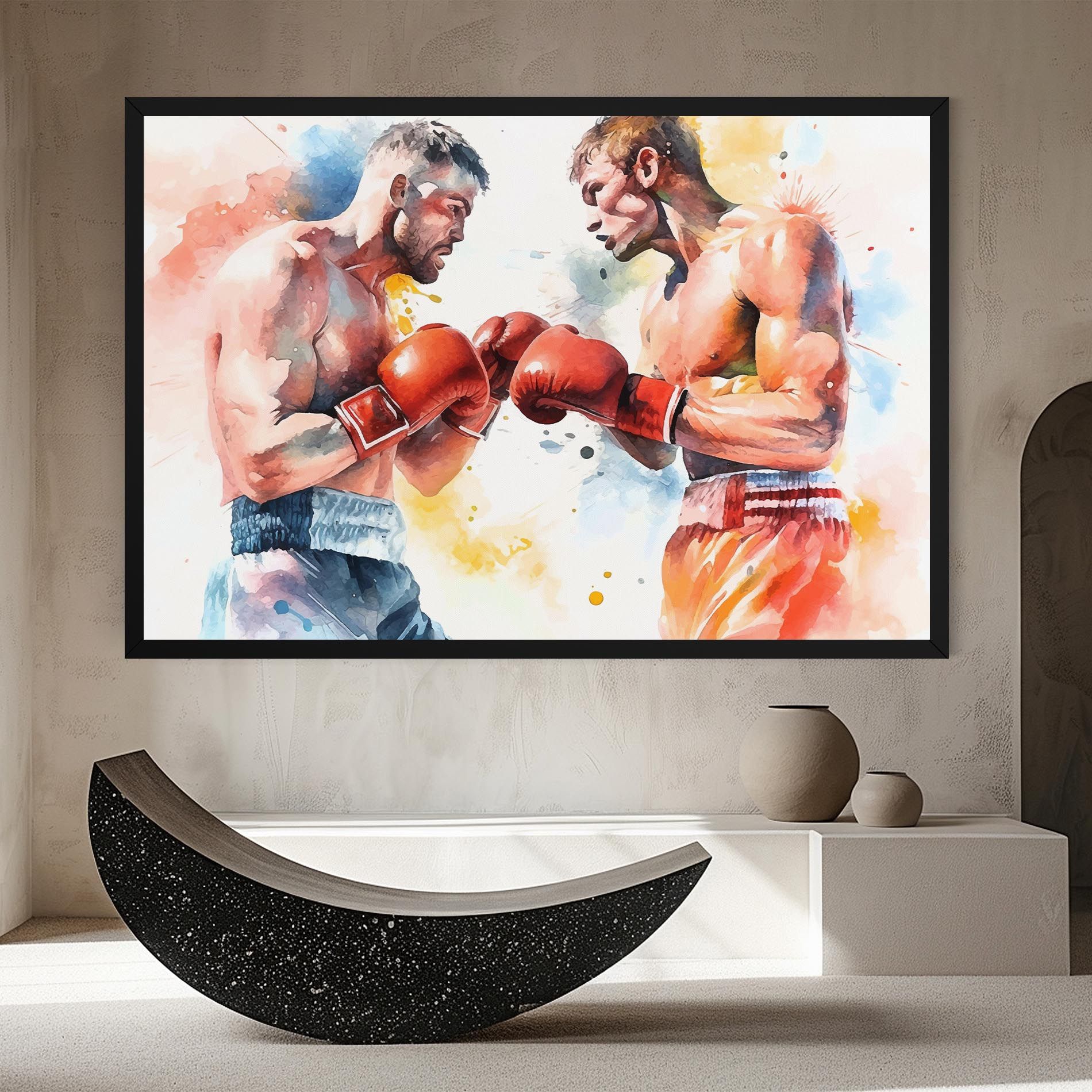 Boxing Match Art mockup 8