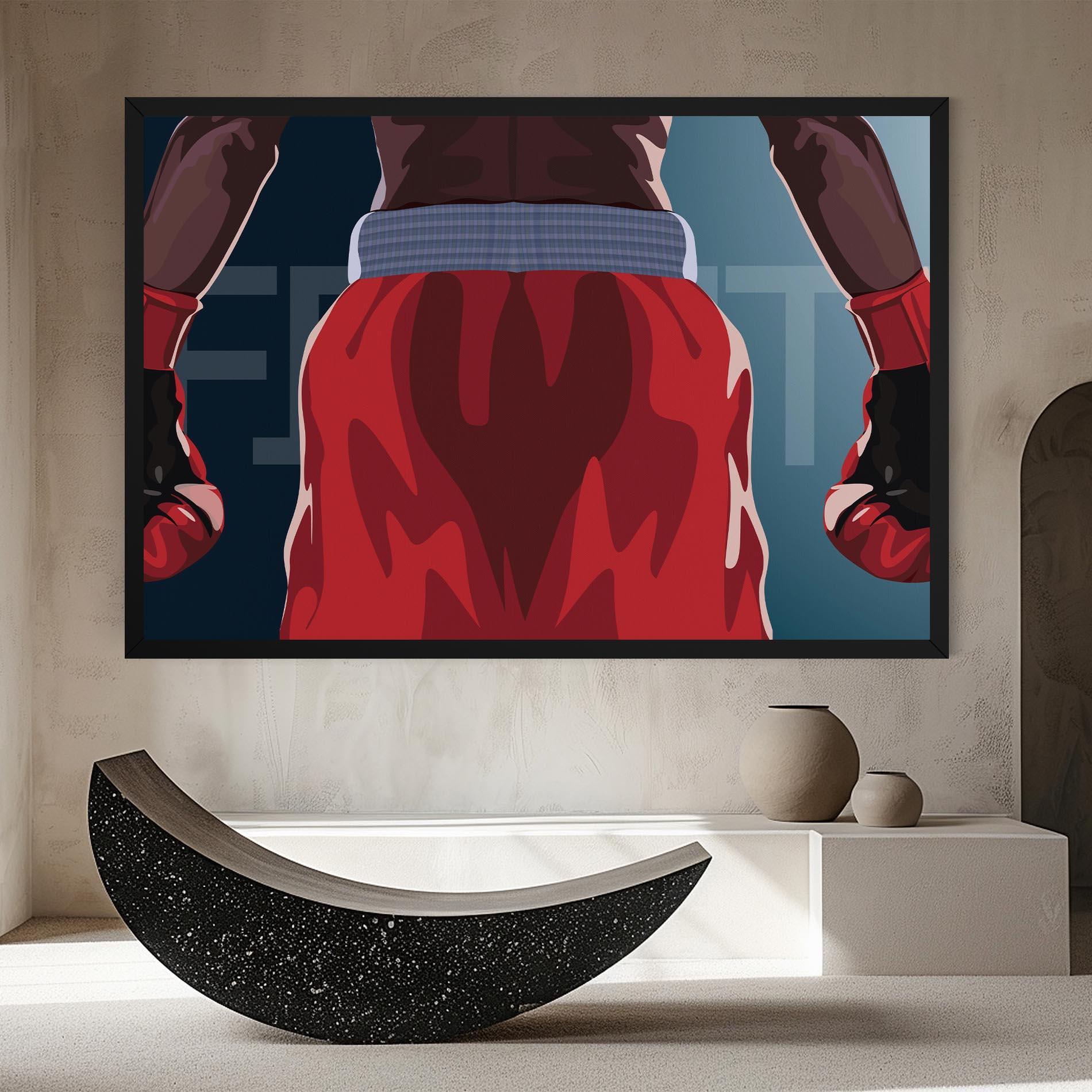 Vászonkép Fight Box mockup 8