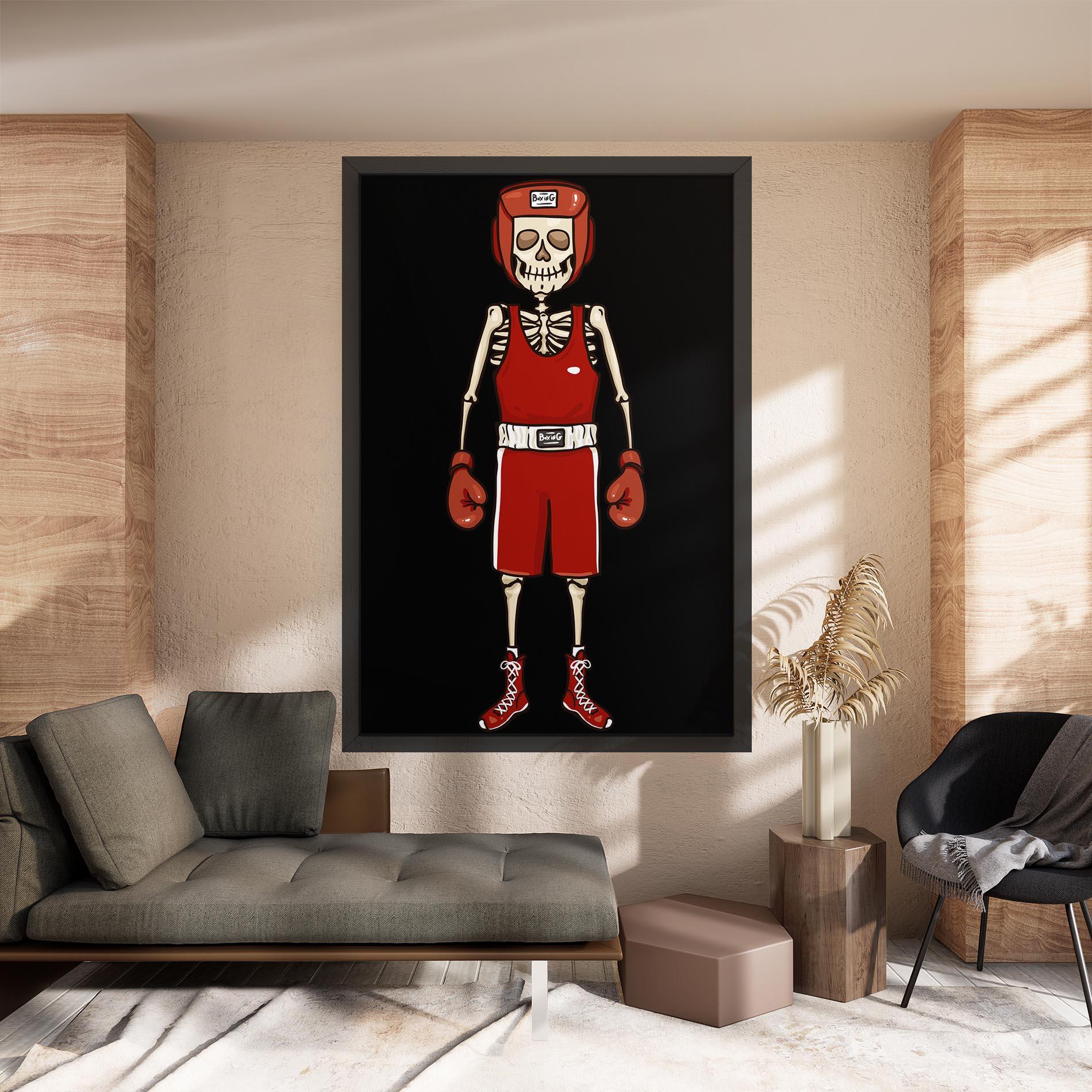 Vászonkép Bones Box mockup 8