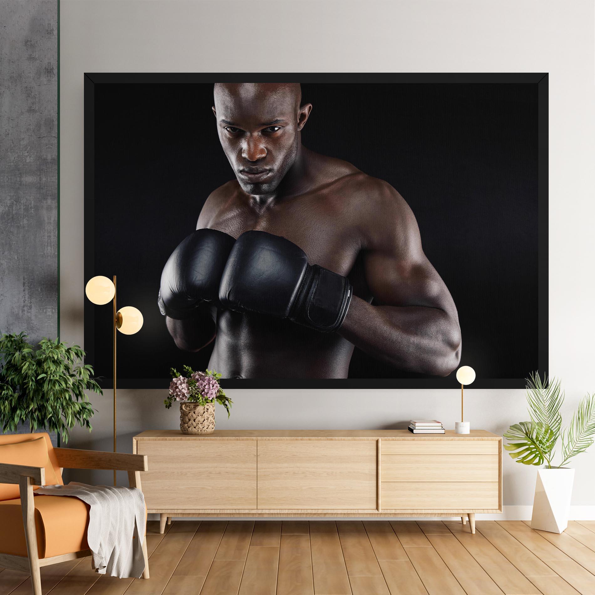 Vászonkép Powerful Fighter mockup 9