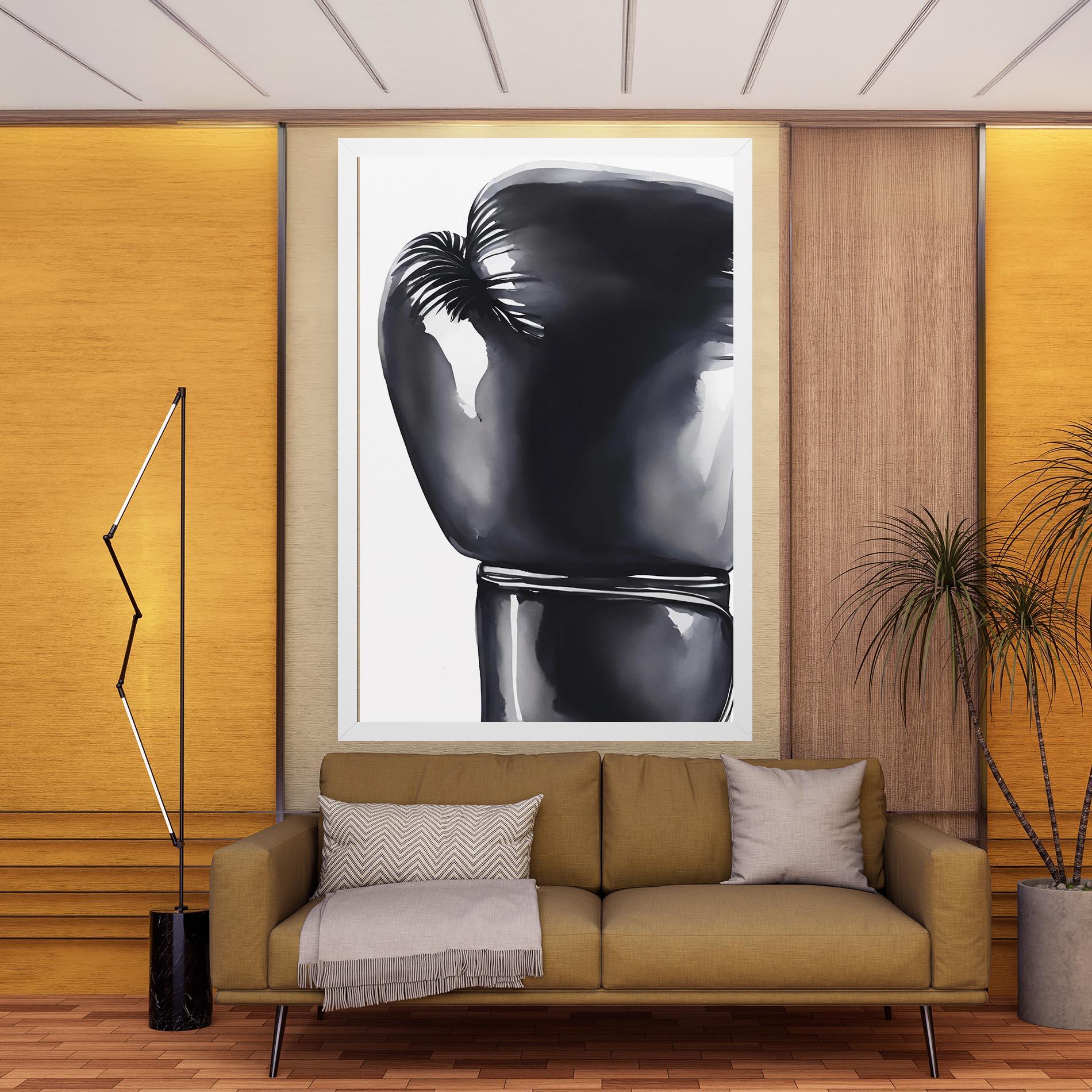 Vászonkép Black Box Glove mockup 9