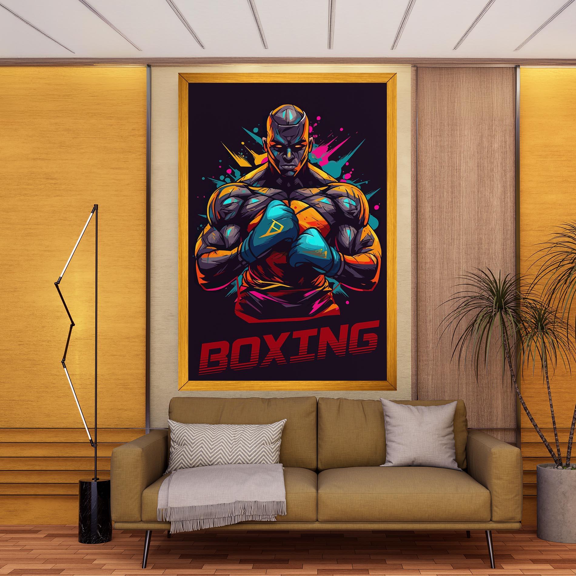 Vászonkép Boxing Strong mockup 9