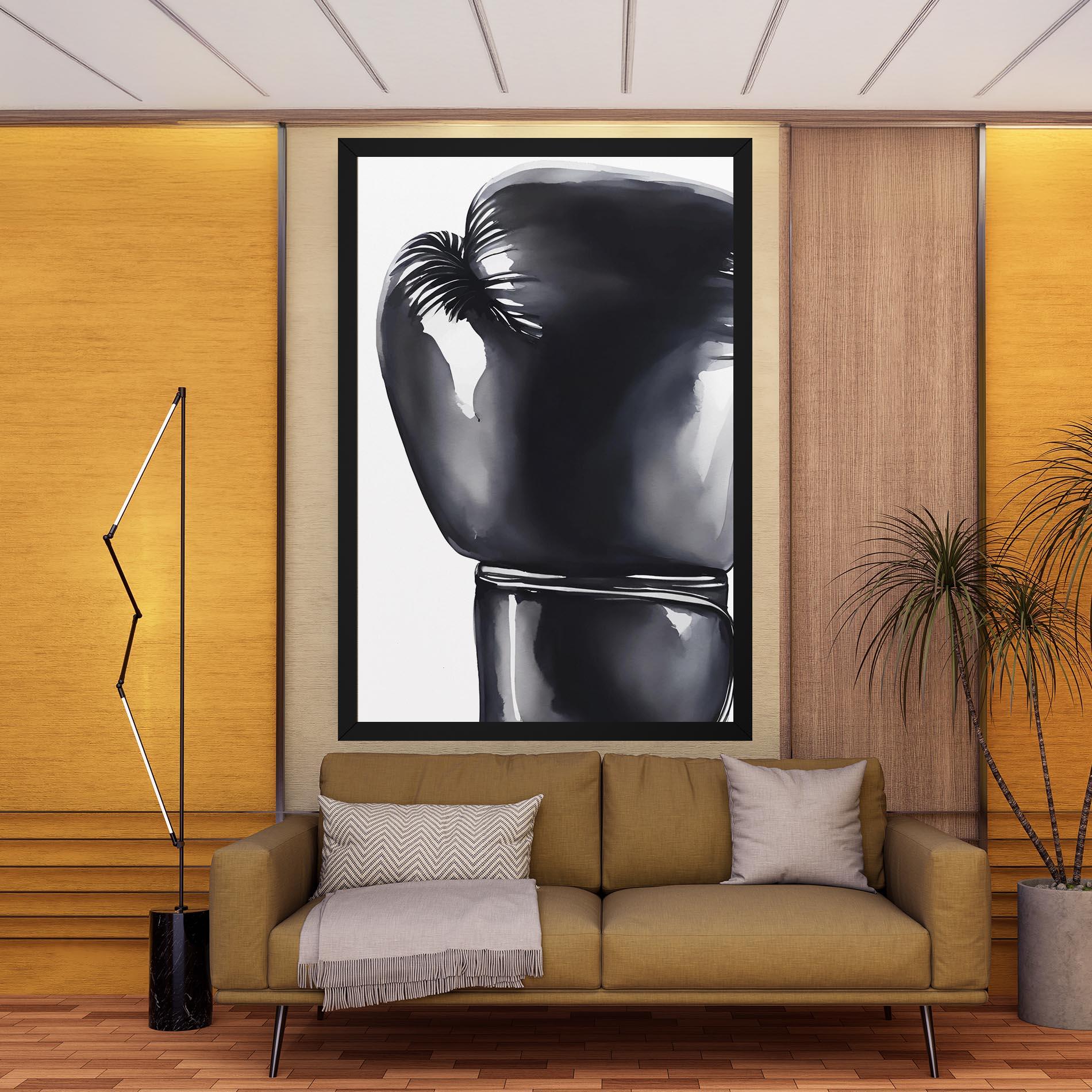 Vászonkép Black Box Glove mockup 9