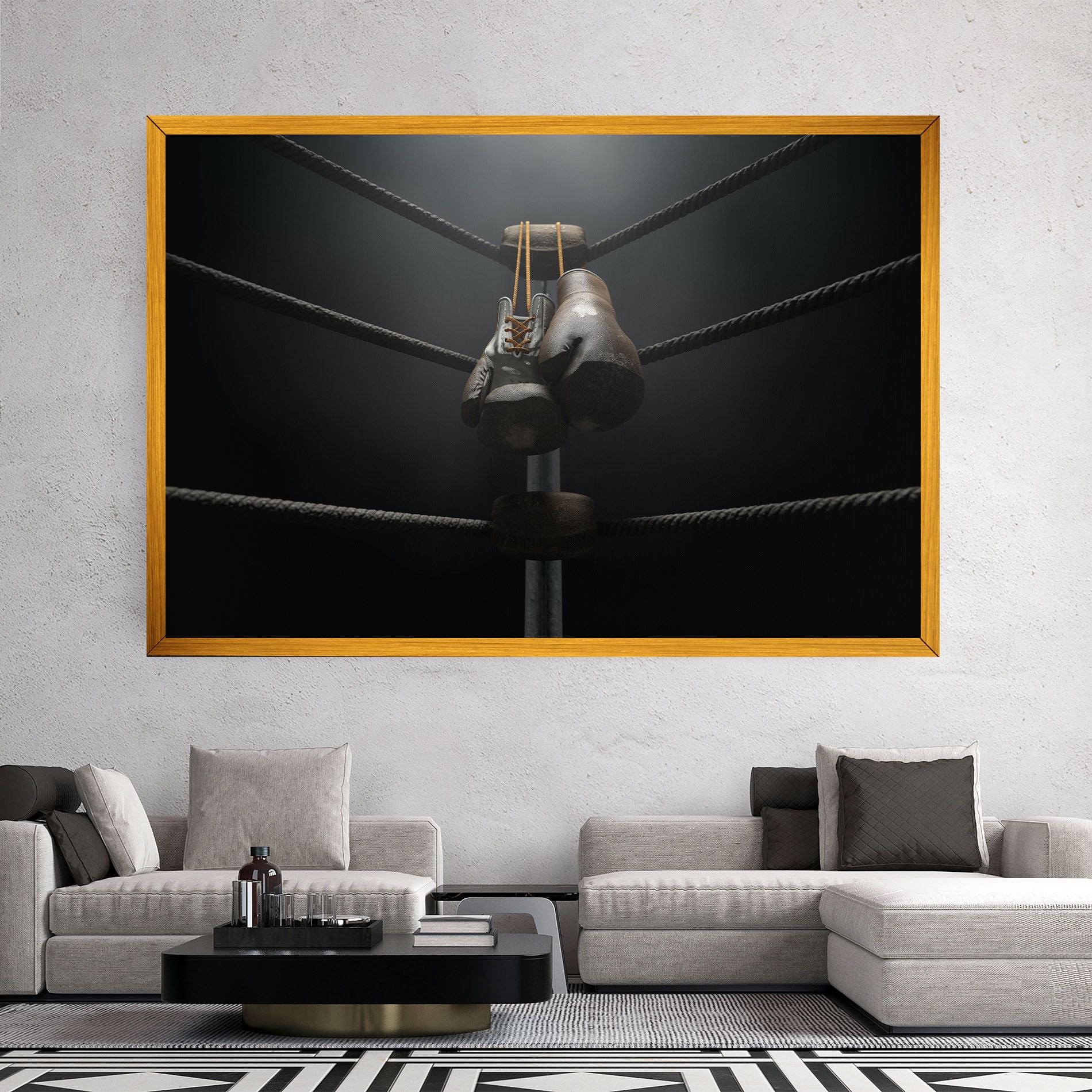 Black Boxing Glove mockup 2