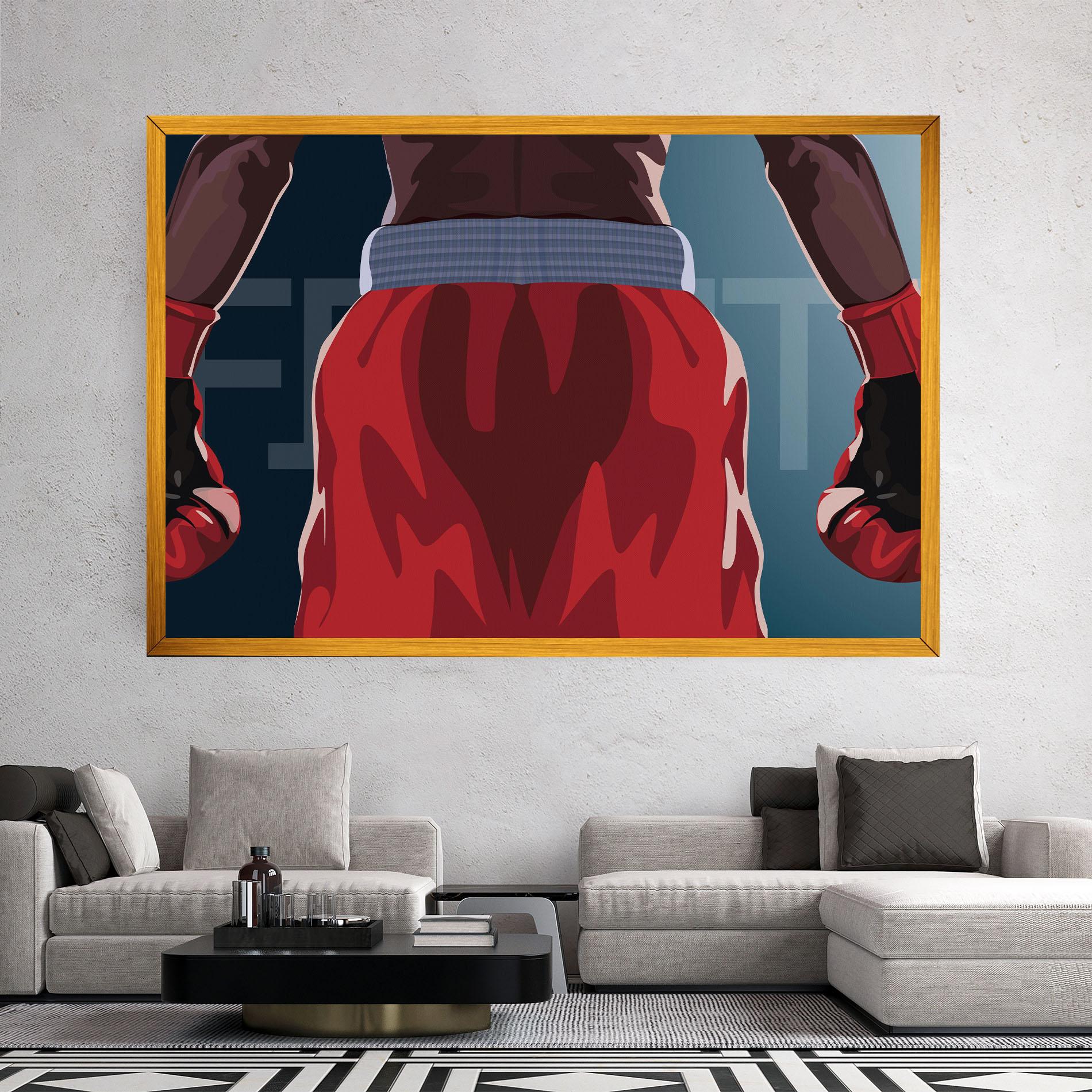 Vászonkép Fight Box mockup 2
