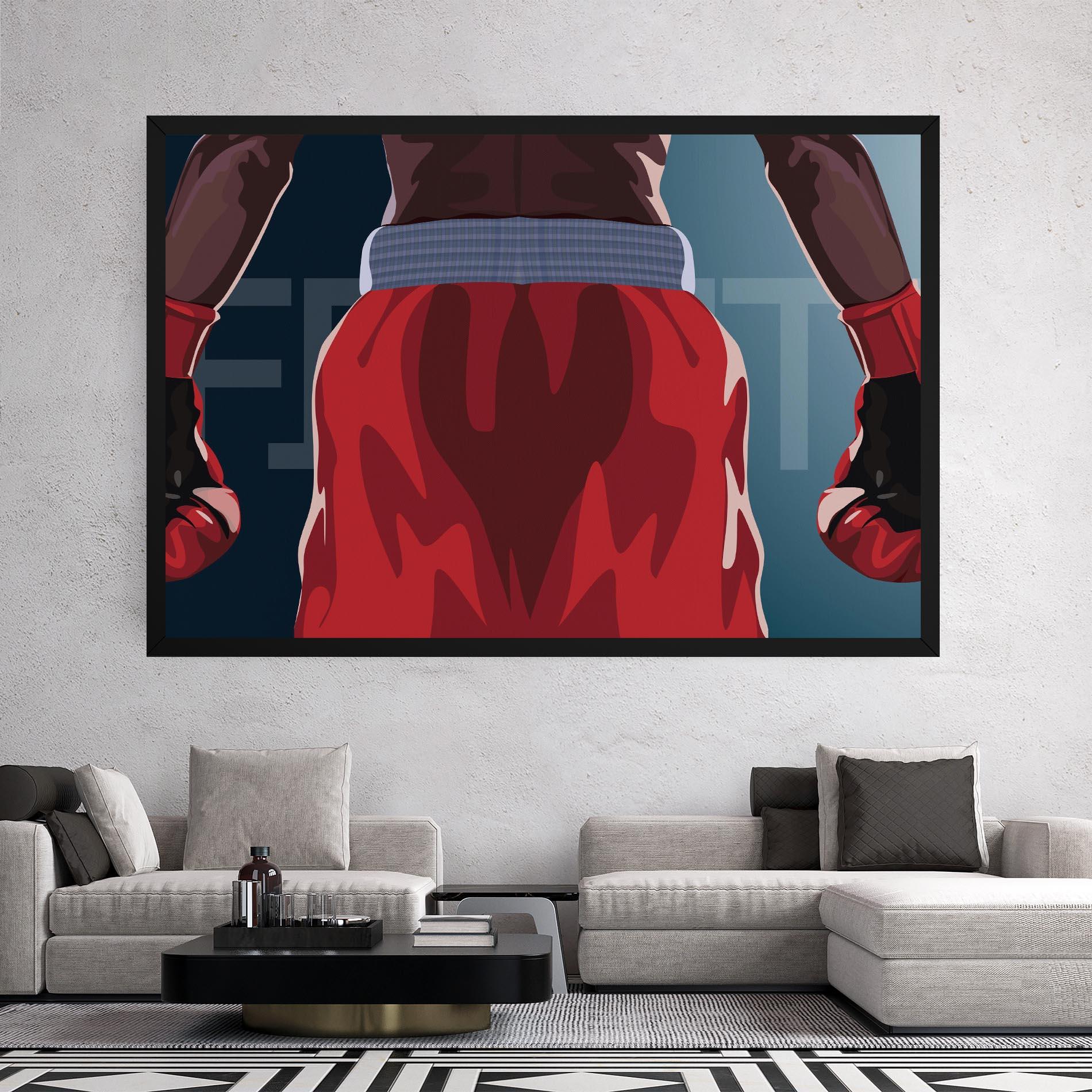 Vászonkép Fight Box mockup 2