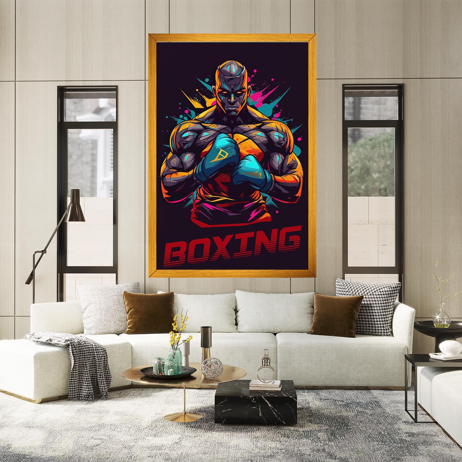 Vászonkép Boxing Strong mockup 2
