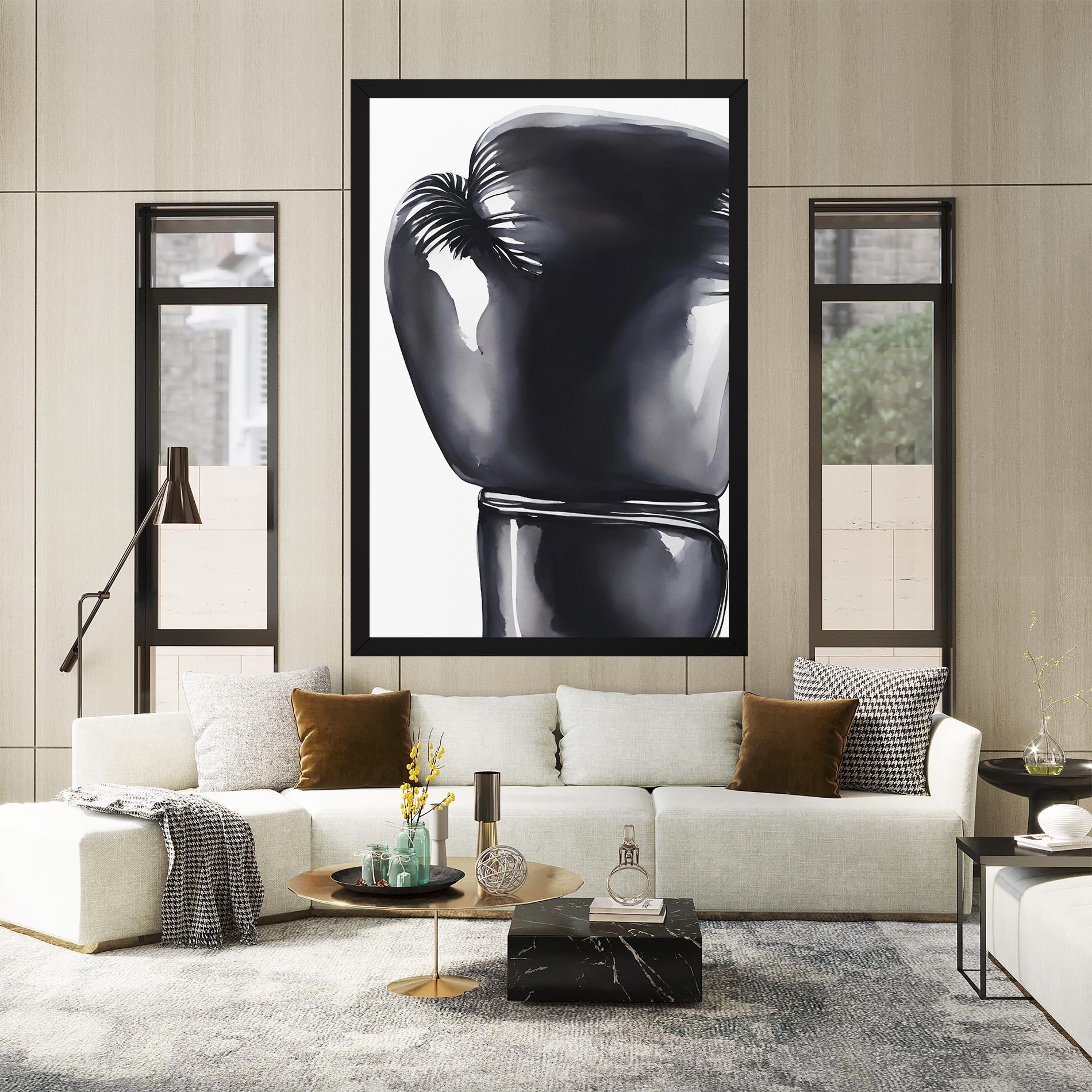 Vászonkép Black Box Glove mockup 2