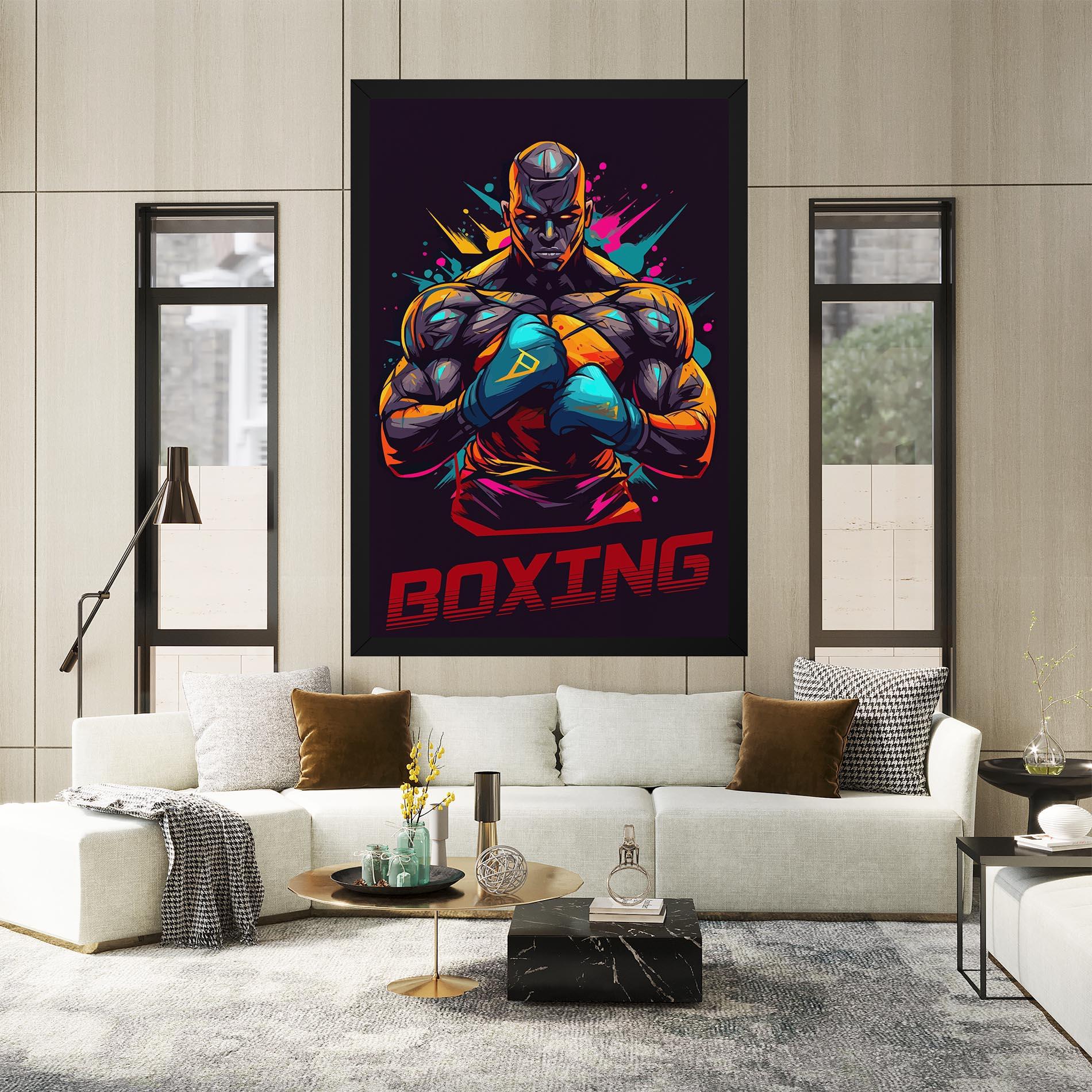 Vászonkép Boxing Strong mockup 2
