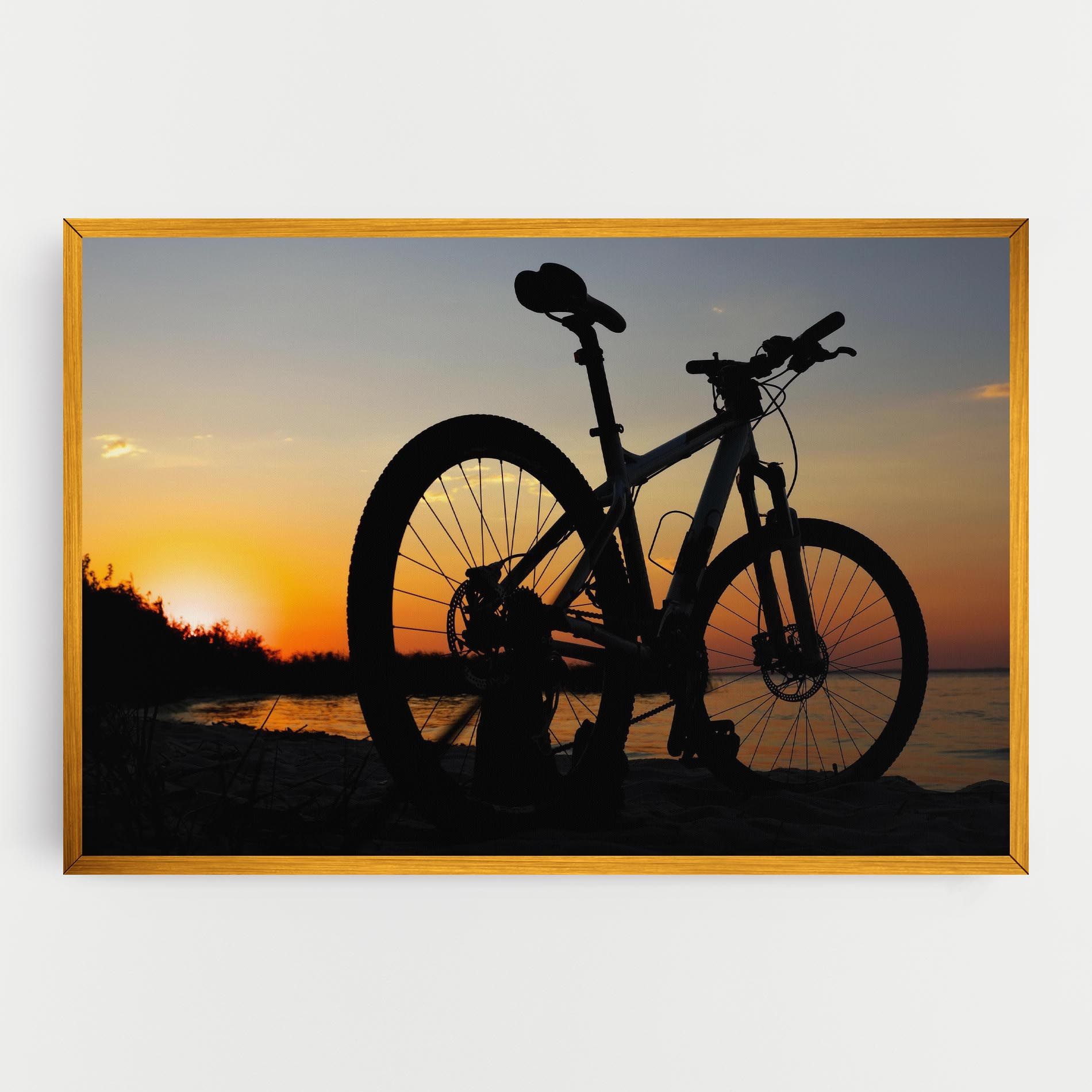 Beach Bike Silhouette mockup 0