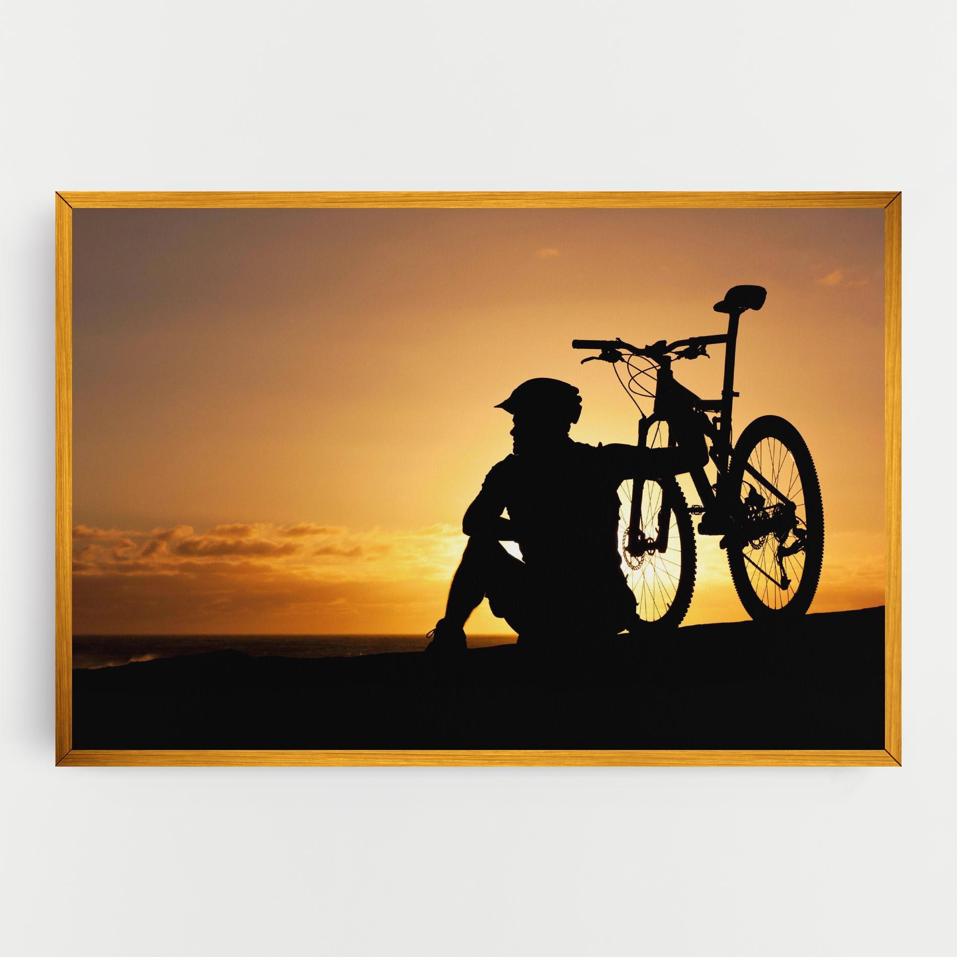 Vászonkép Relax Bike mockup 0