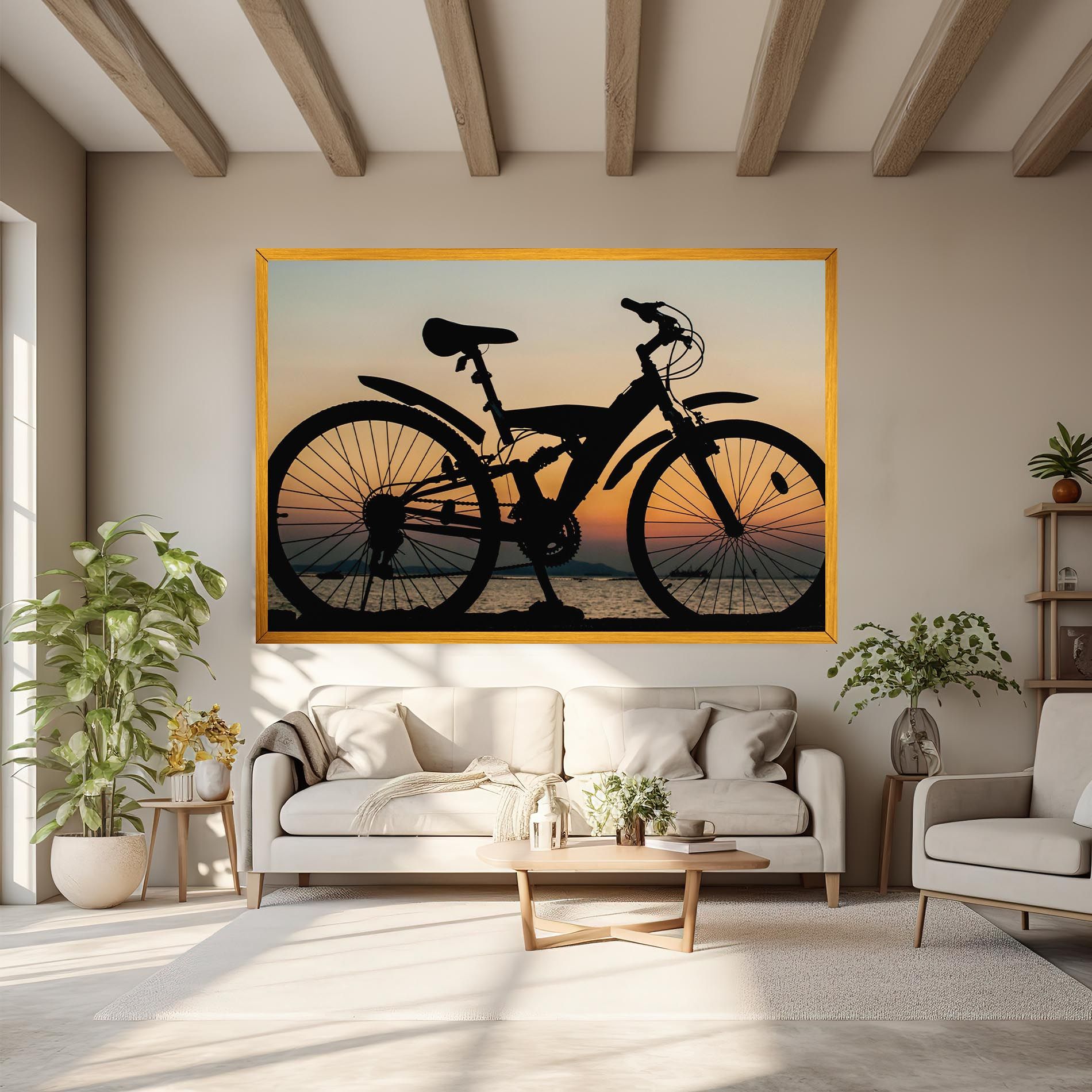 Beautiful Mtb Shilouette mockup 6