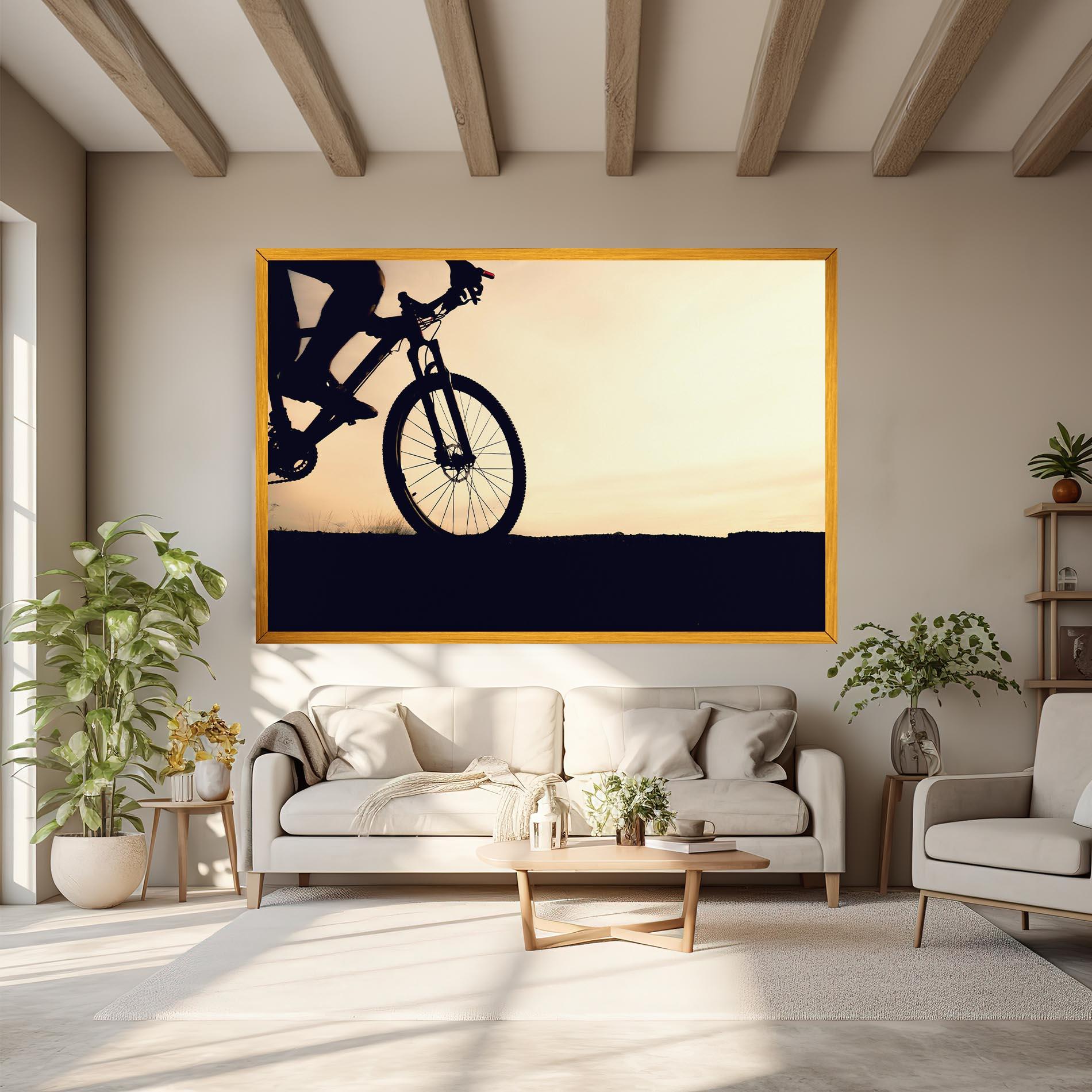 Vászonkép Cream Sky Mtb mockup 6