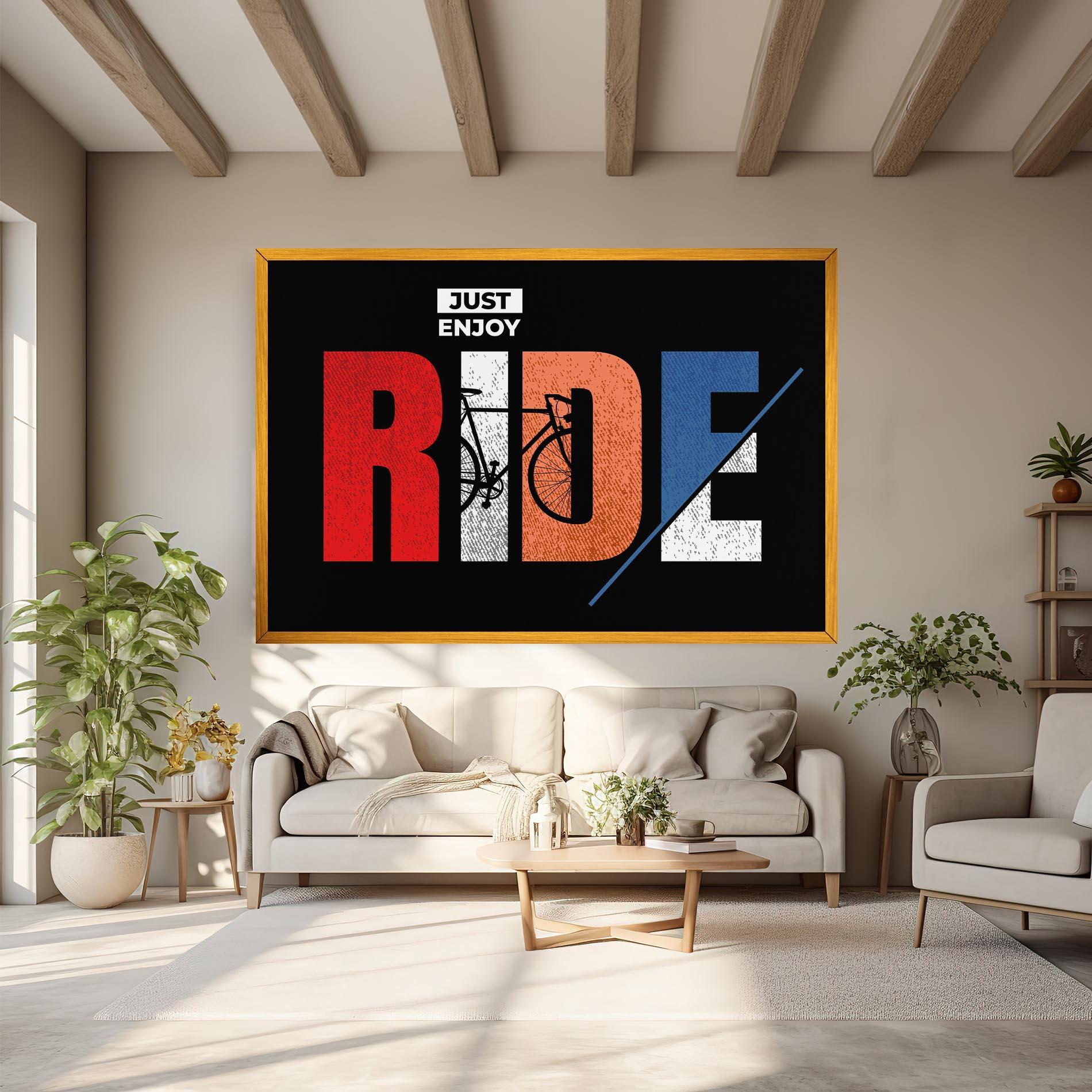 Vászonkép Ride mockup 6